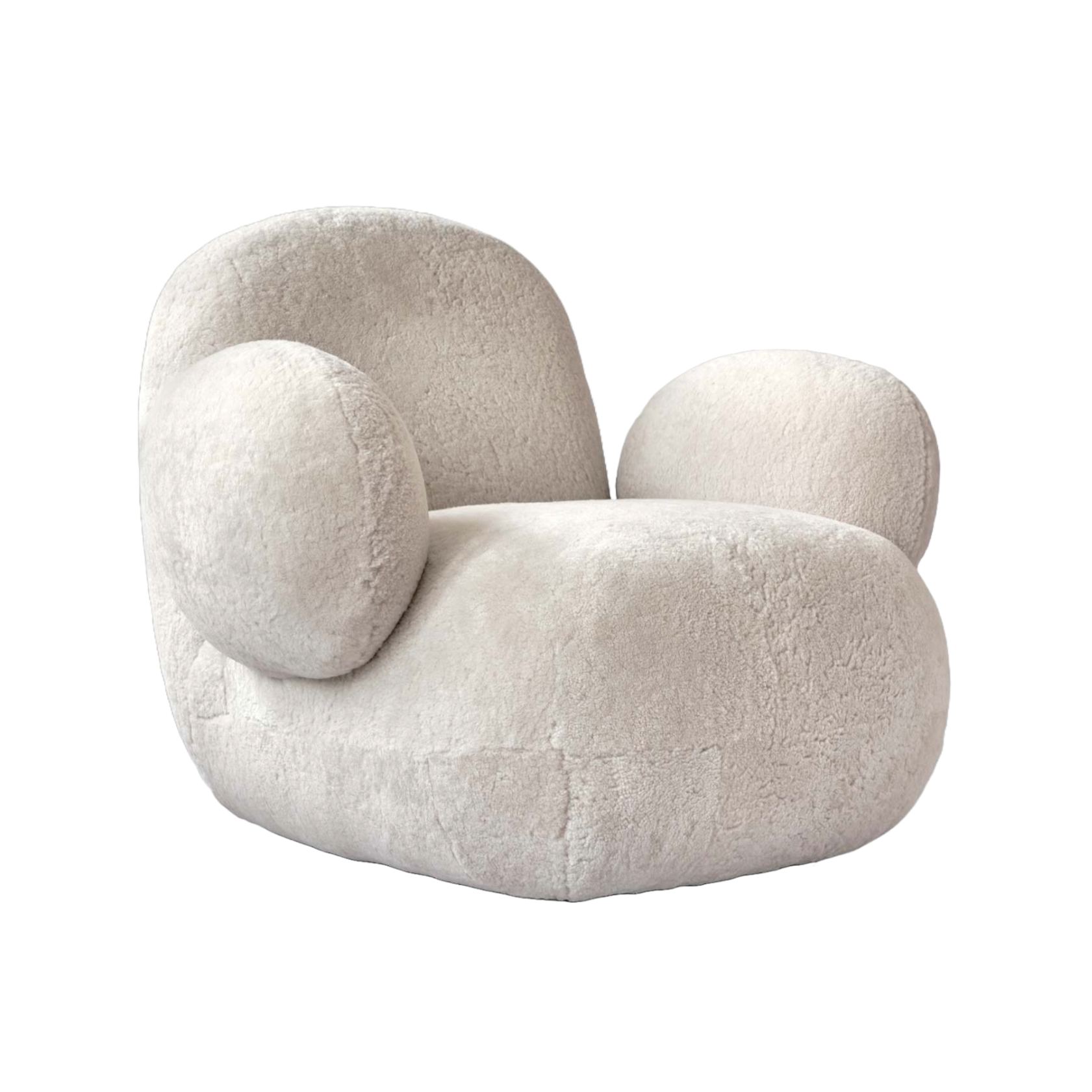 TOE FLATHEEPSKIN [KLAUDIA] armchair
