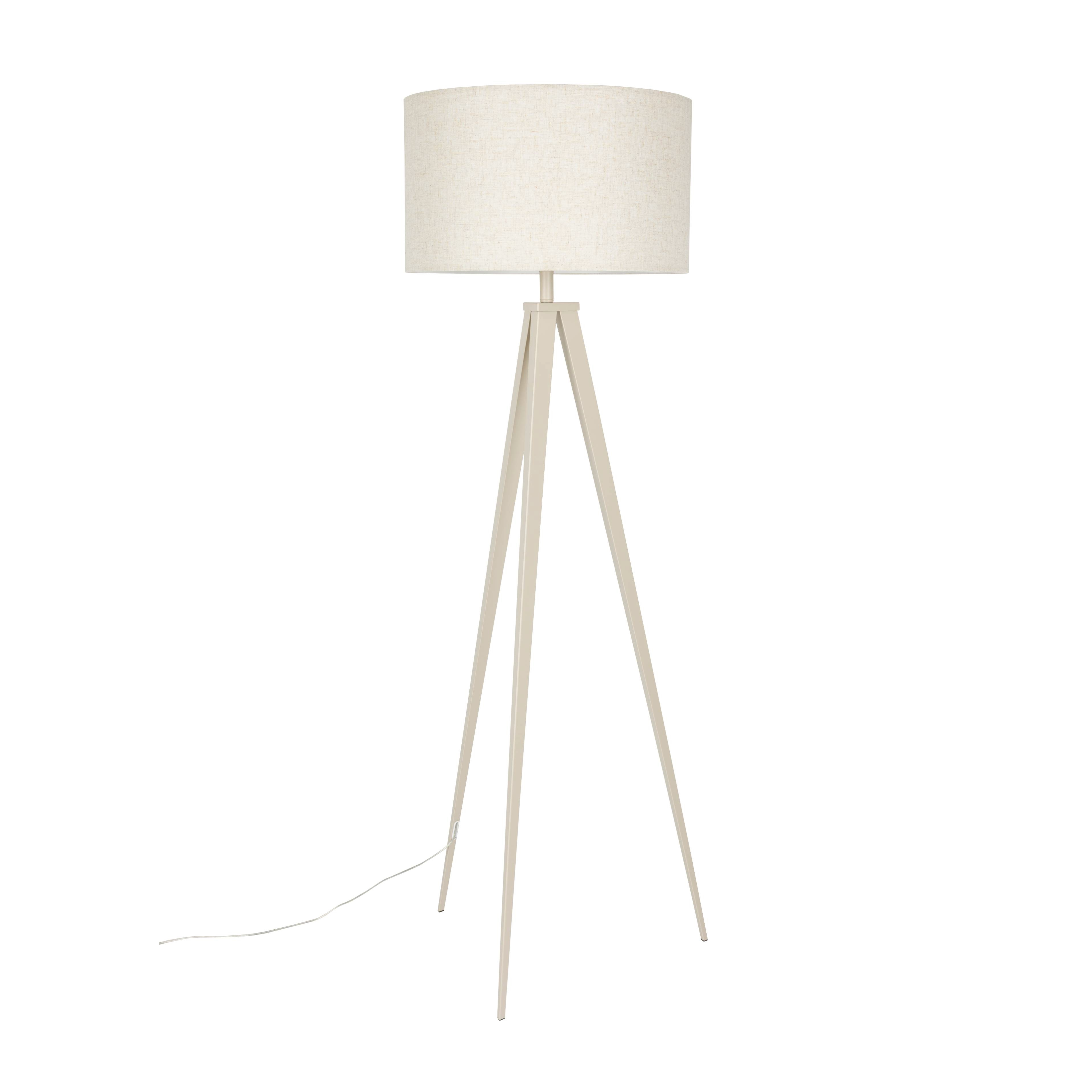 TRIPOD floor lamp beige tripod