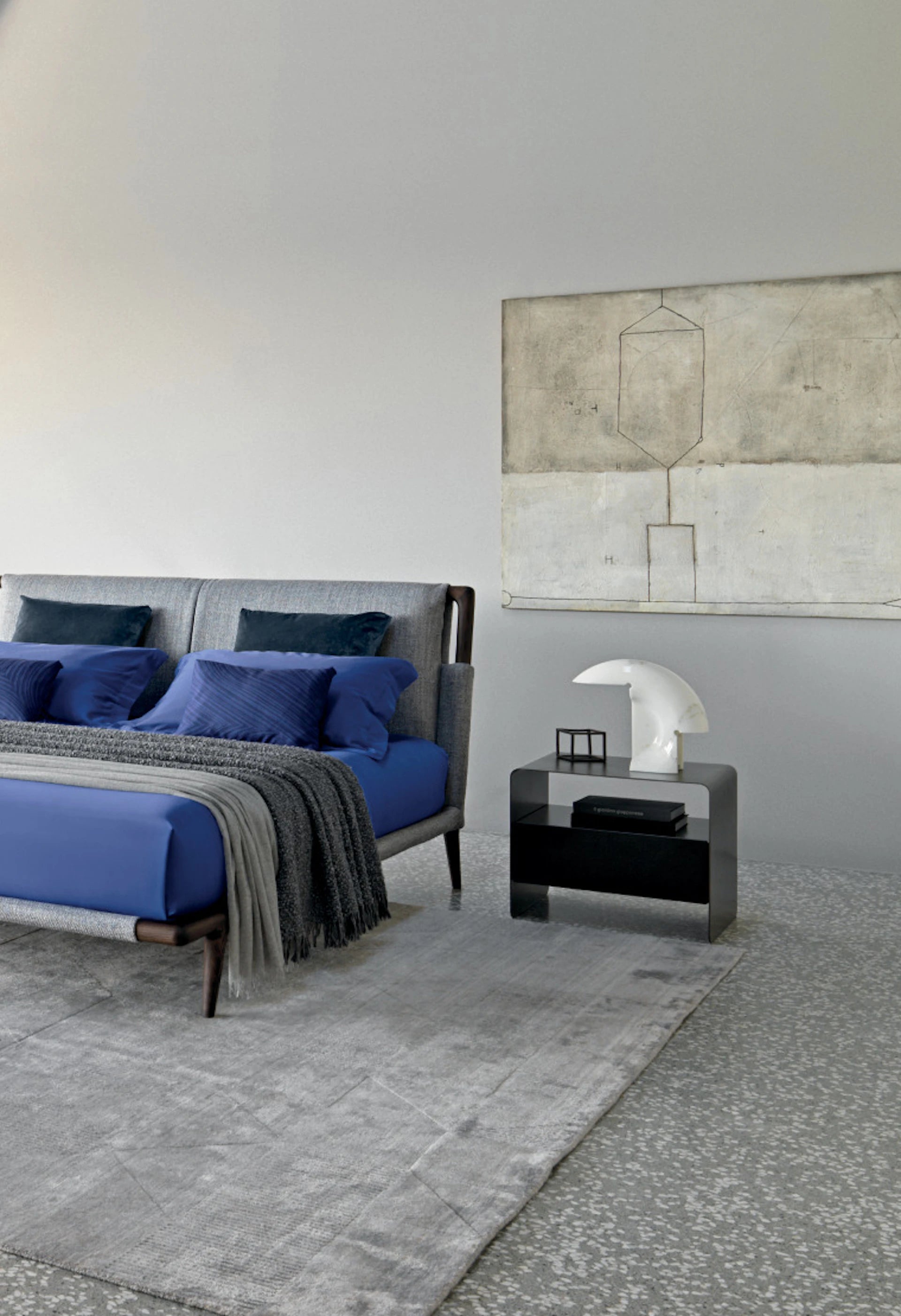 Tischlampe BIAGIO weißer Marmor