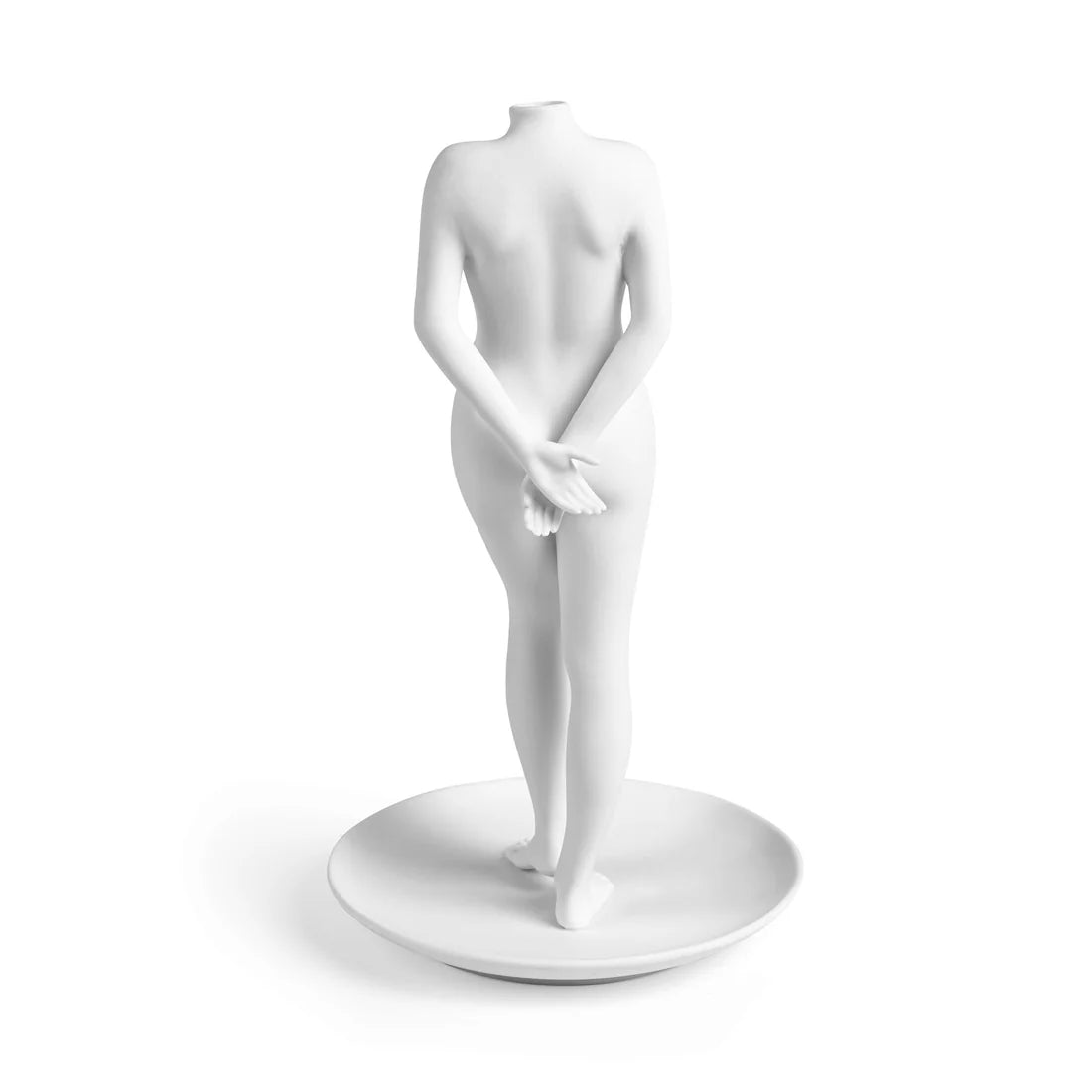 Vase LA TIMIDA white porcelain