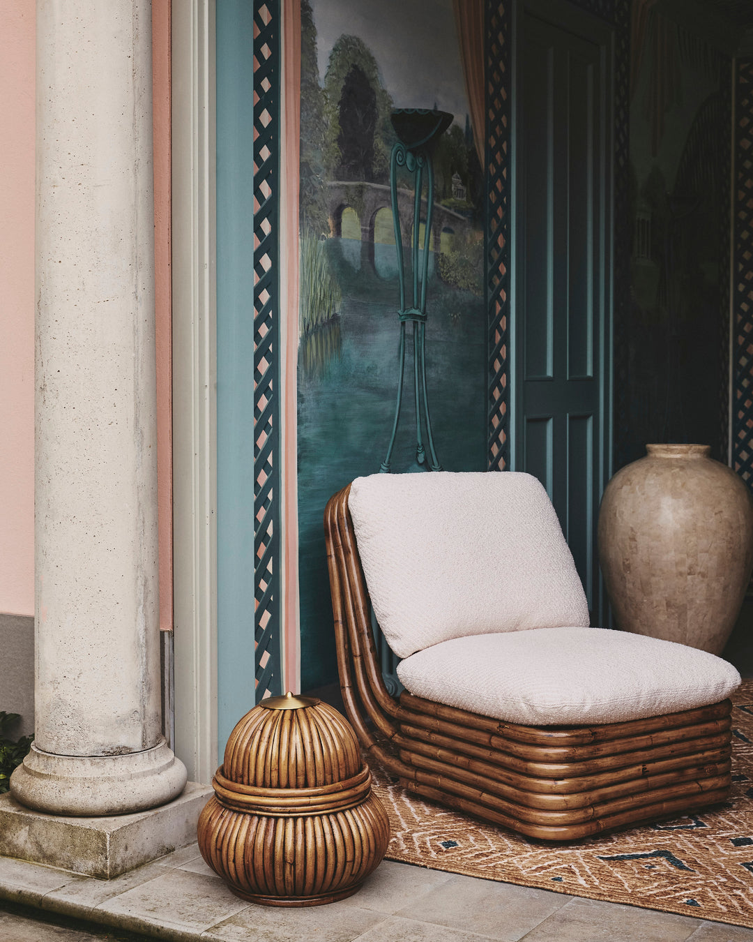 Lampa zewnętrzna BOHEMIAN rattan