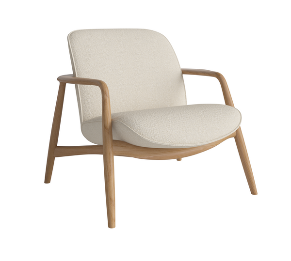 Bowie armchair base of oak wood