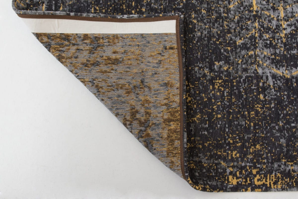 Jacobs Ladder Broadway rug Black and Gold Glitter