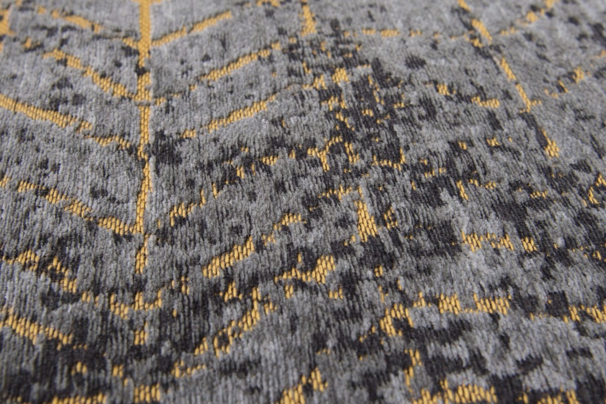 Jacobs Ladder Broadway rug Black and Gold Glitter