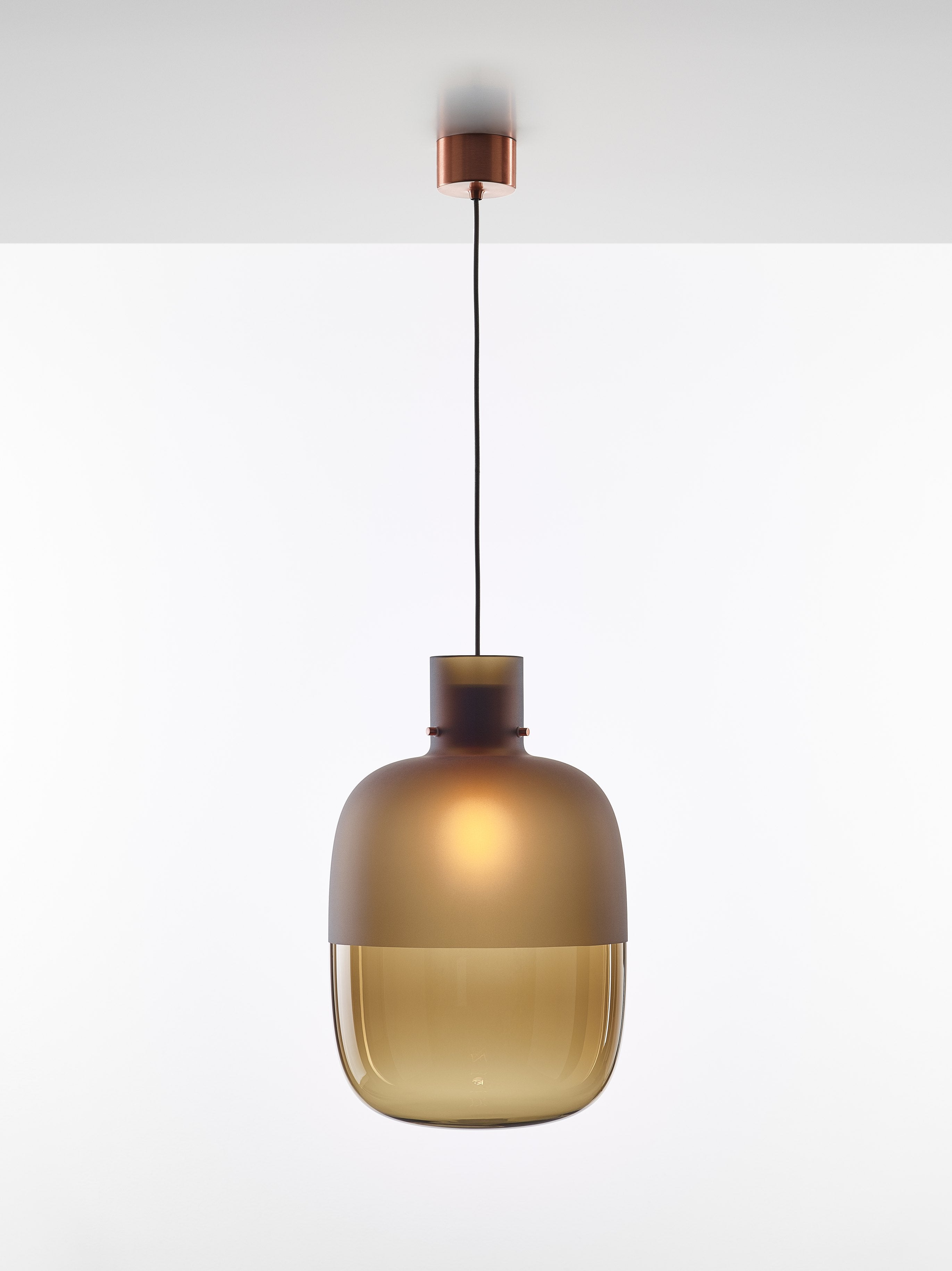 Hanging lamp awa large inflatable glass