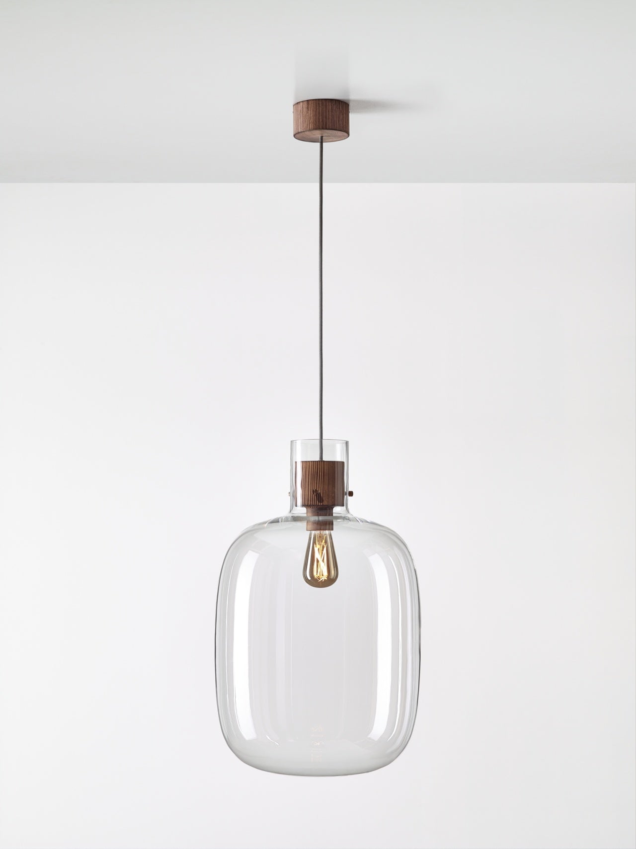 Hanging lamp awa large inflatable glass