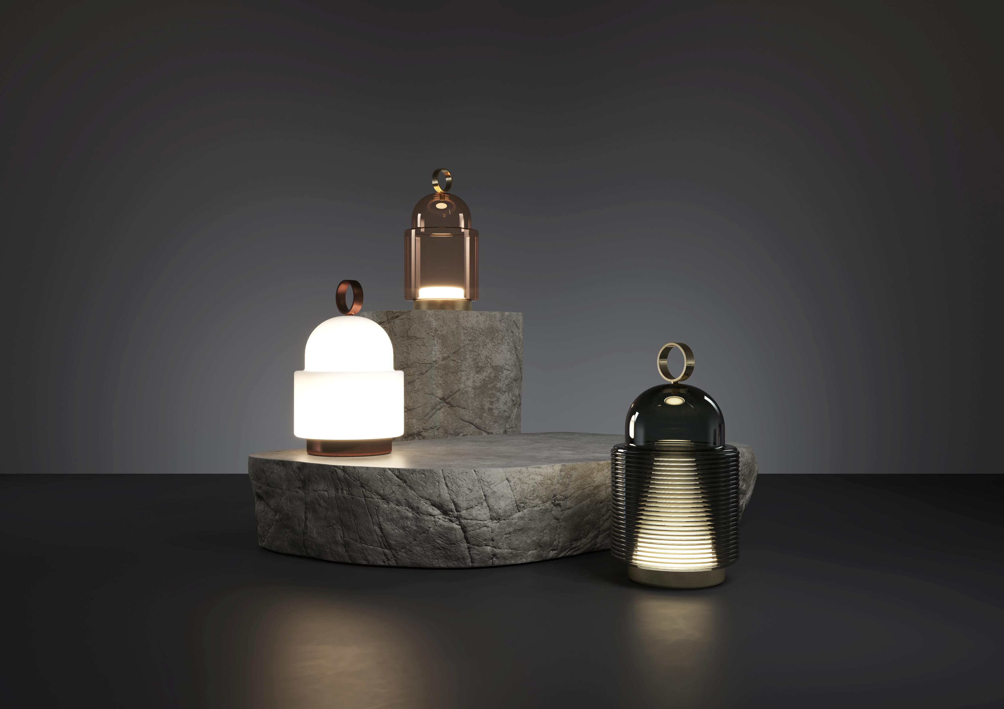 Portable lamp Dome nomad inflatable glass