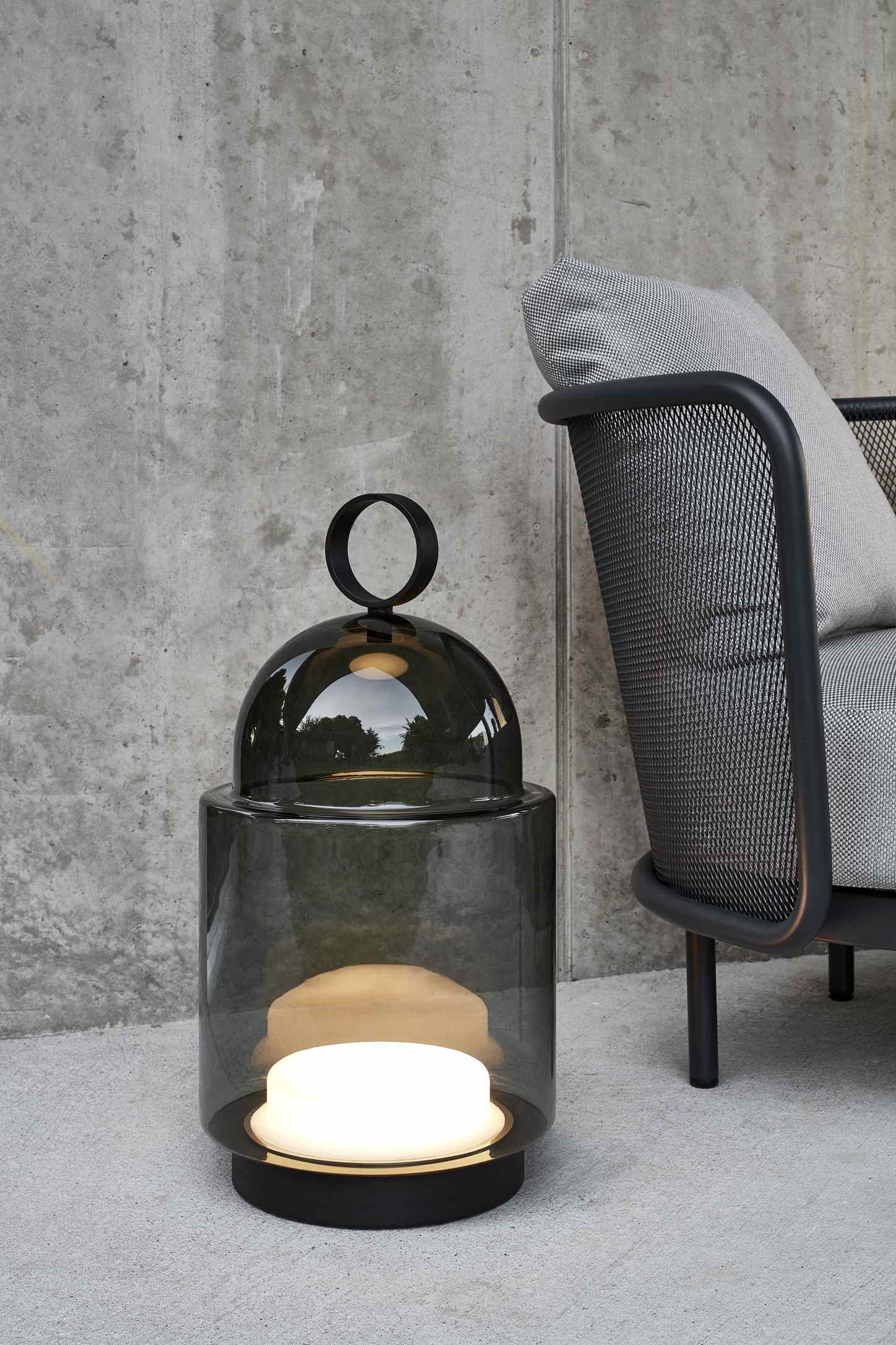 Portable lamp Dome nomad inflatable glass