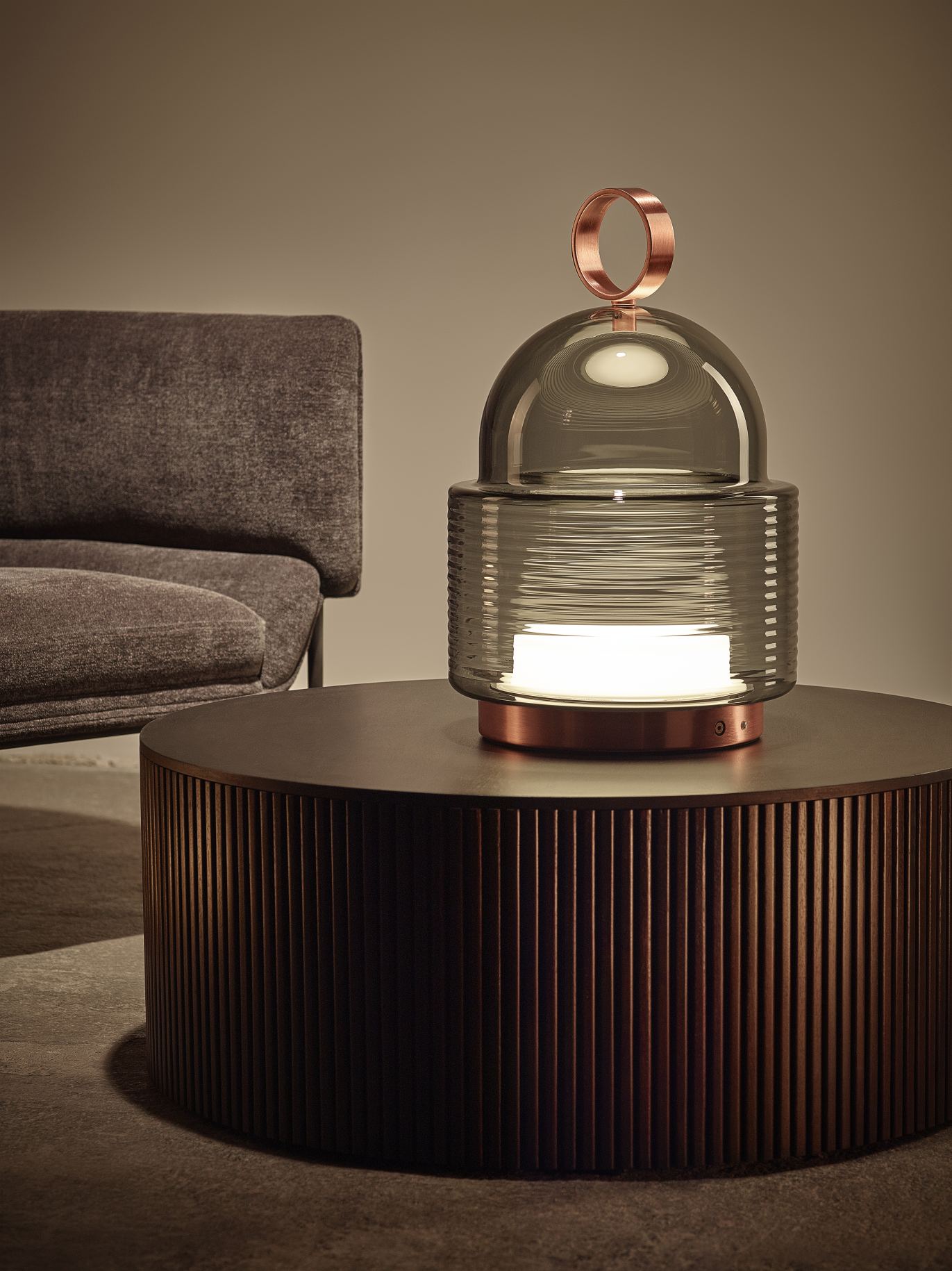 Portable lamp Dome nomad inflatable glass