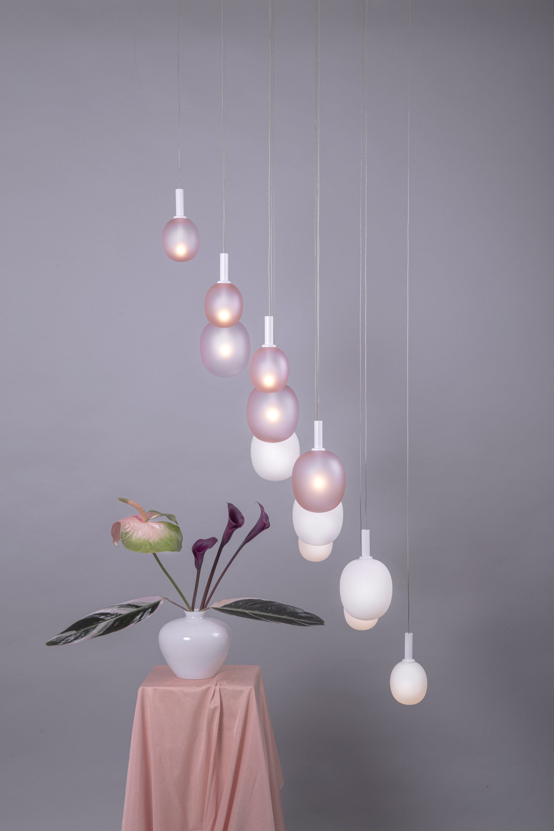 Ivy Singles Hanging Lamp Matte Glass