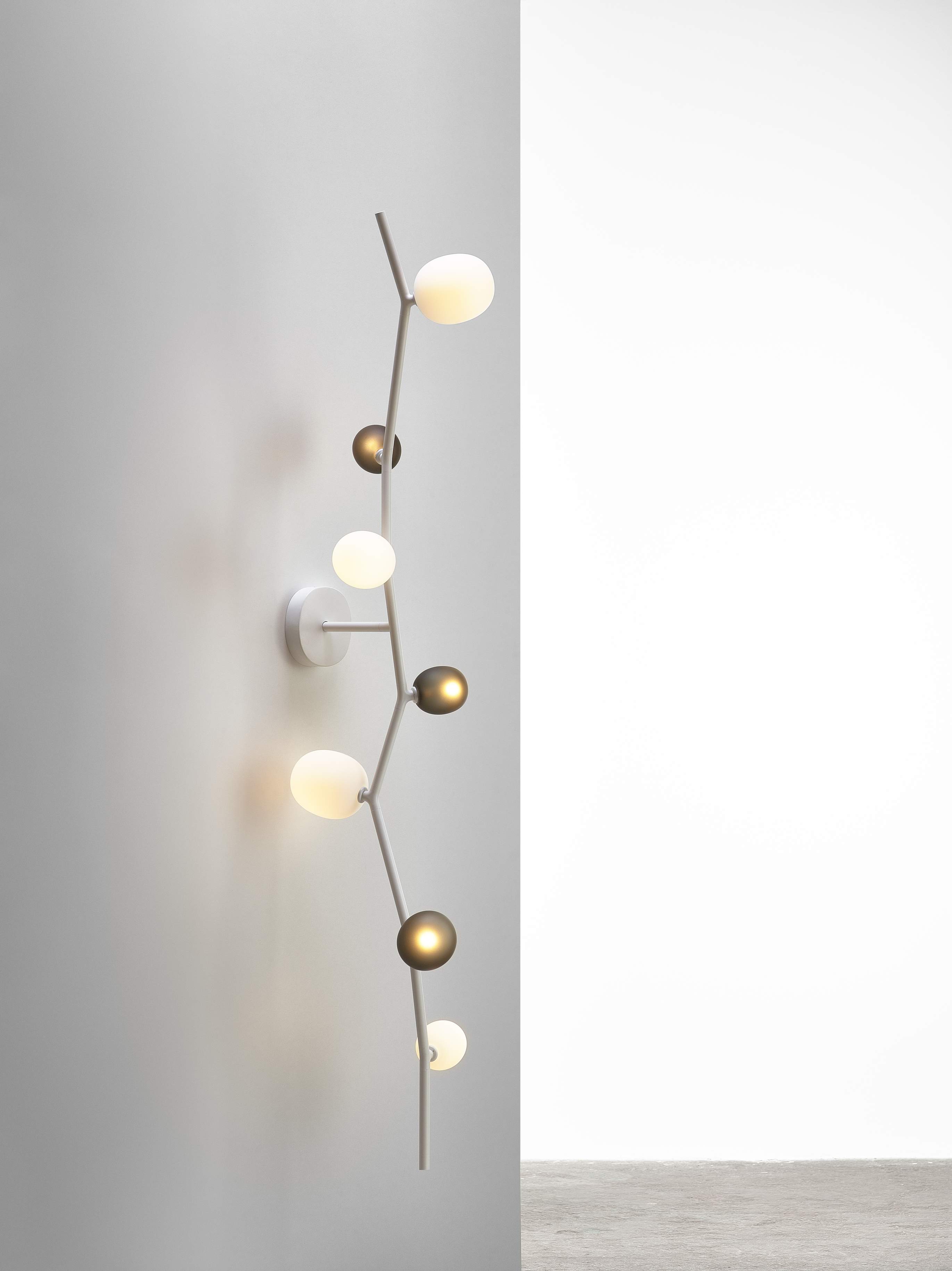 Ivy Matte glass wall lamp