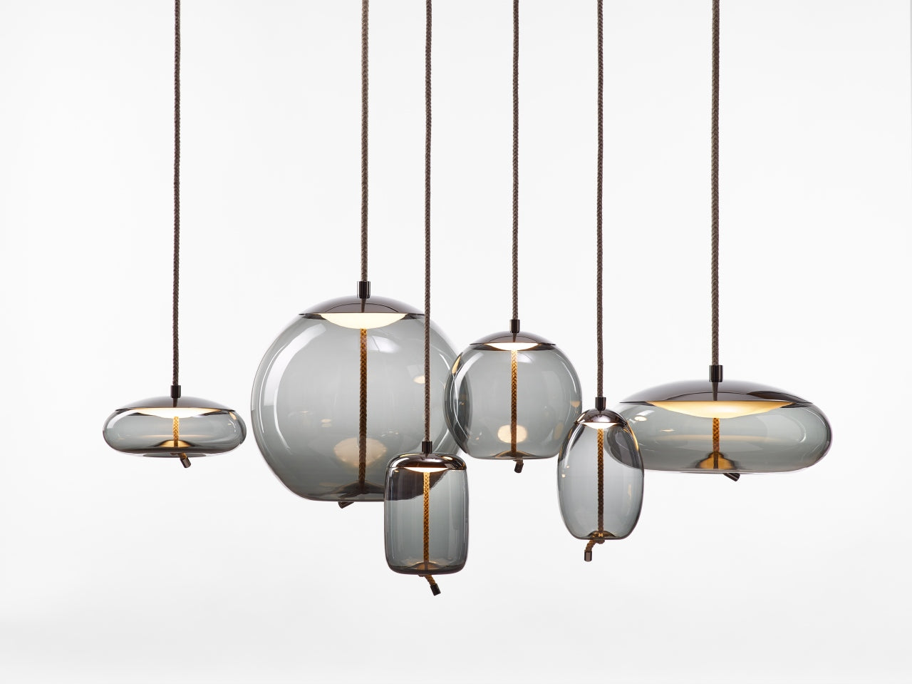 Knot hanging lamp - Glass UOVO