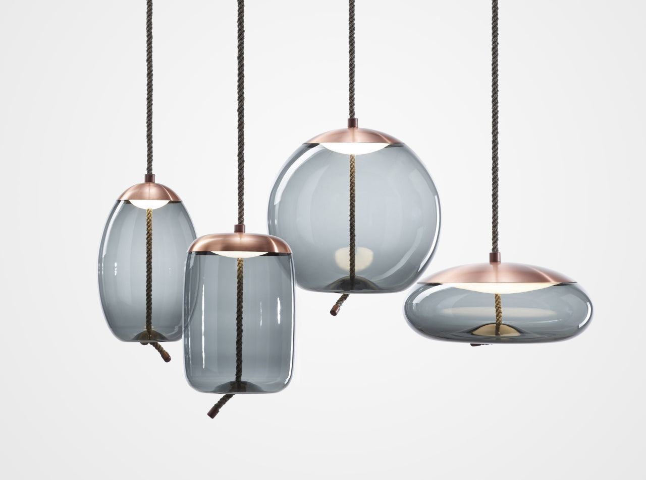 Knot hanging lamp - Glass UOVO