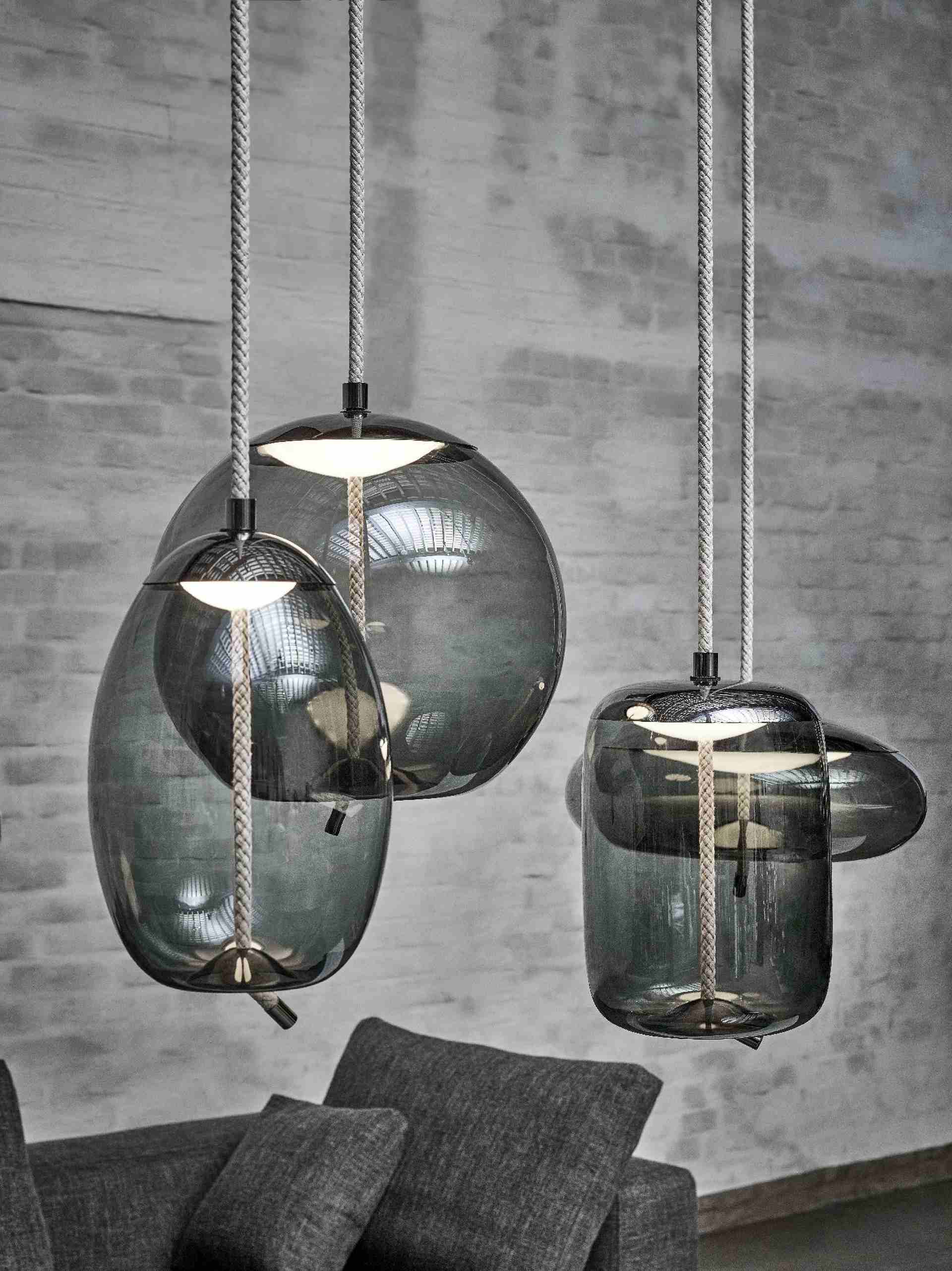 Knot hanging lamp - Glass UOVO