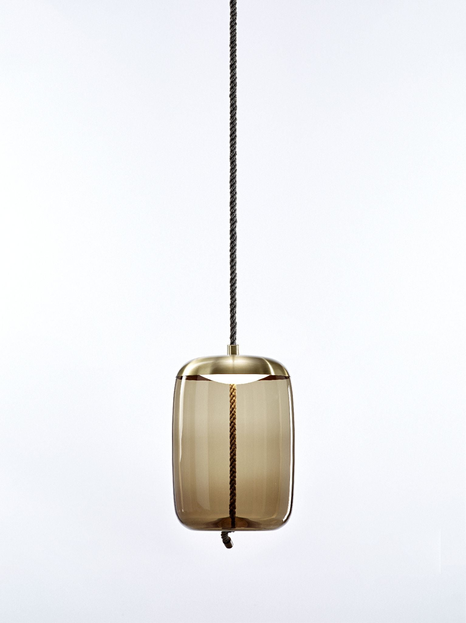 Knot hanging lamp - Cilindro glass