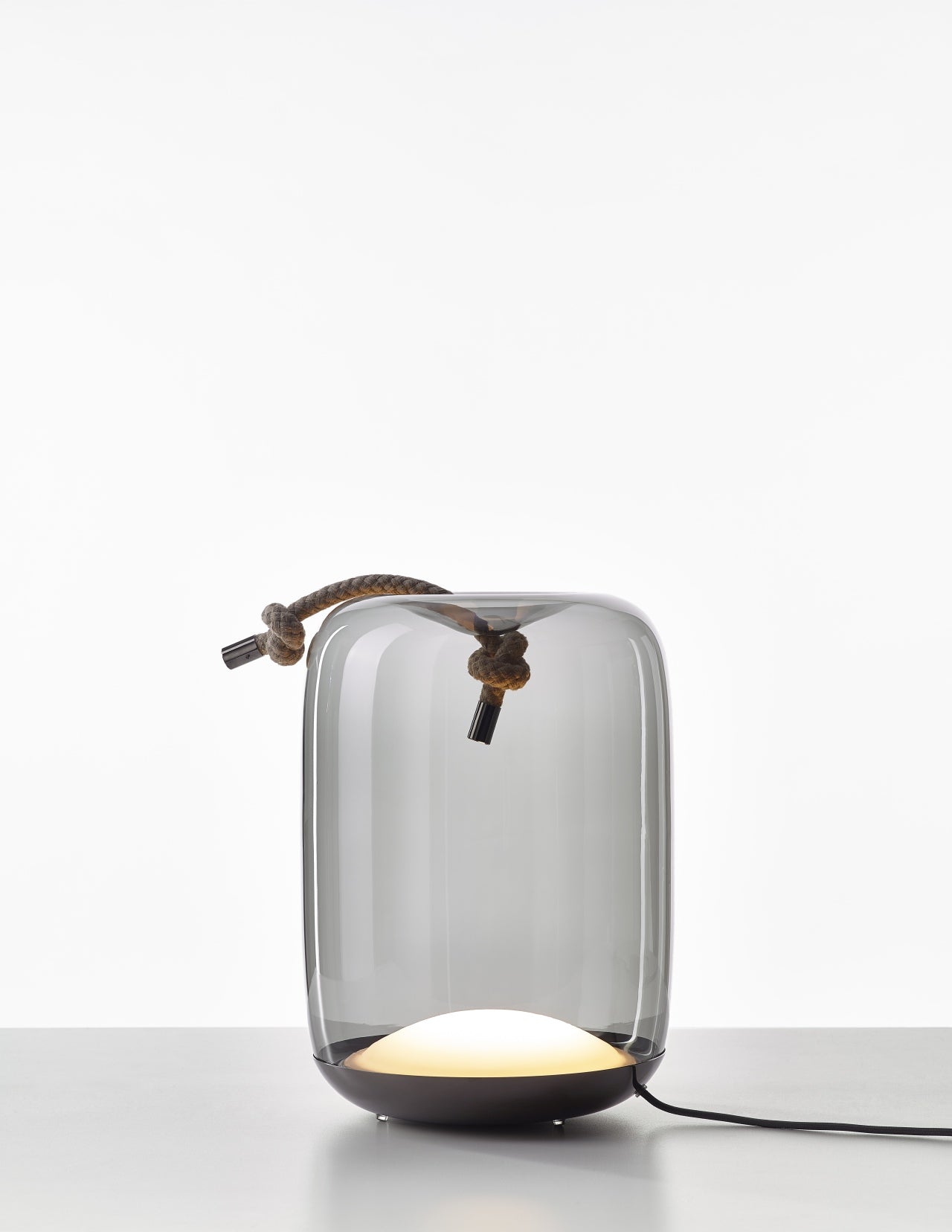 Knot table lamp - Cilindro glass