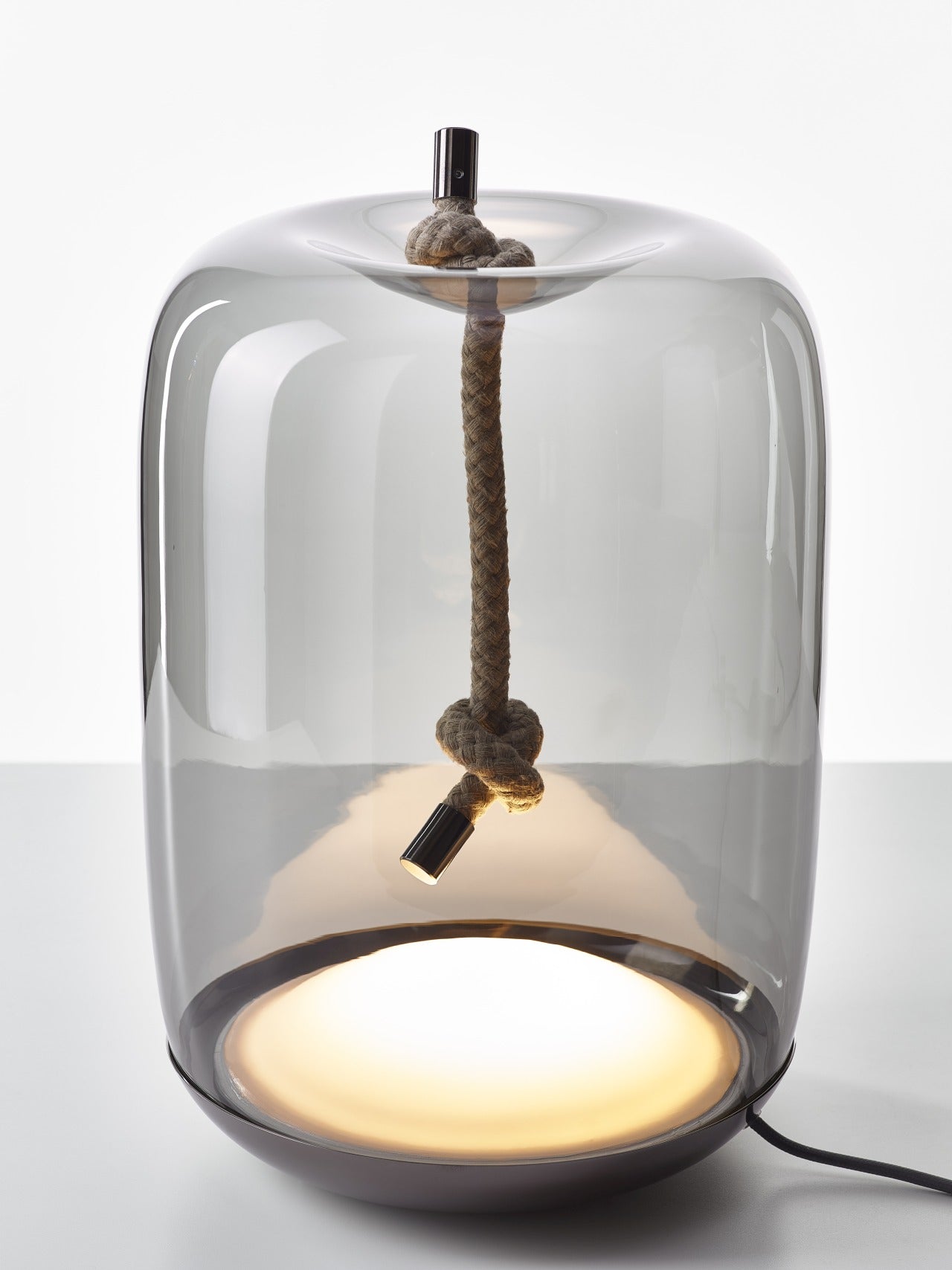 Knot table lamp - Cilindro glass