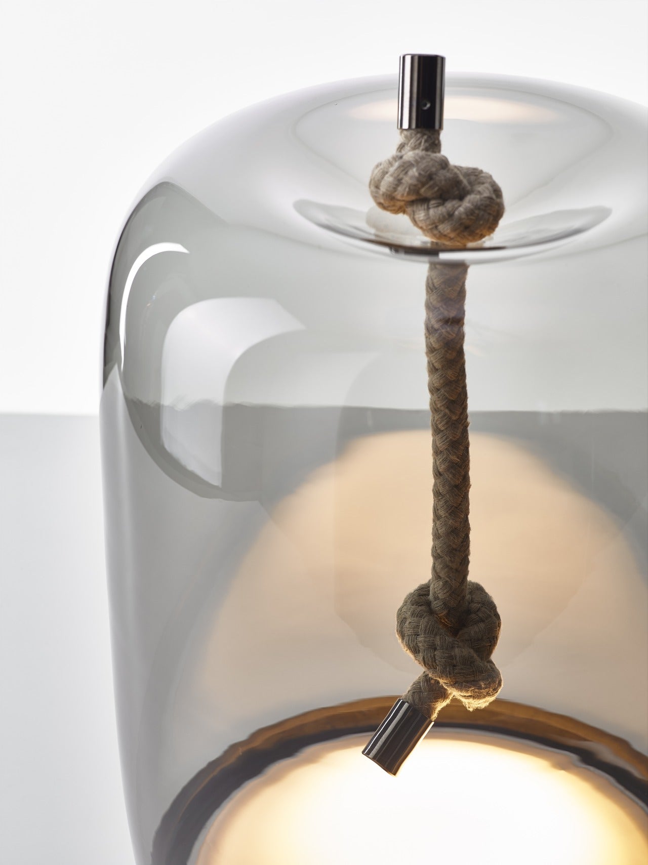 Knot table lamp - Cilindro glass