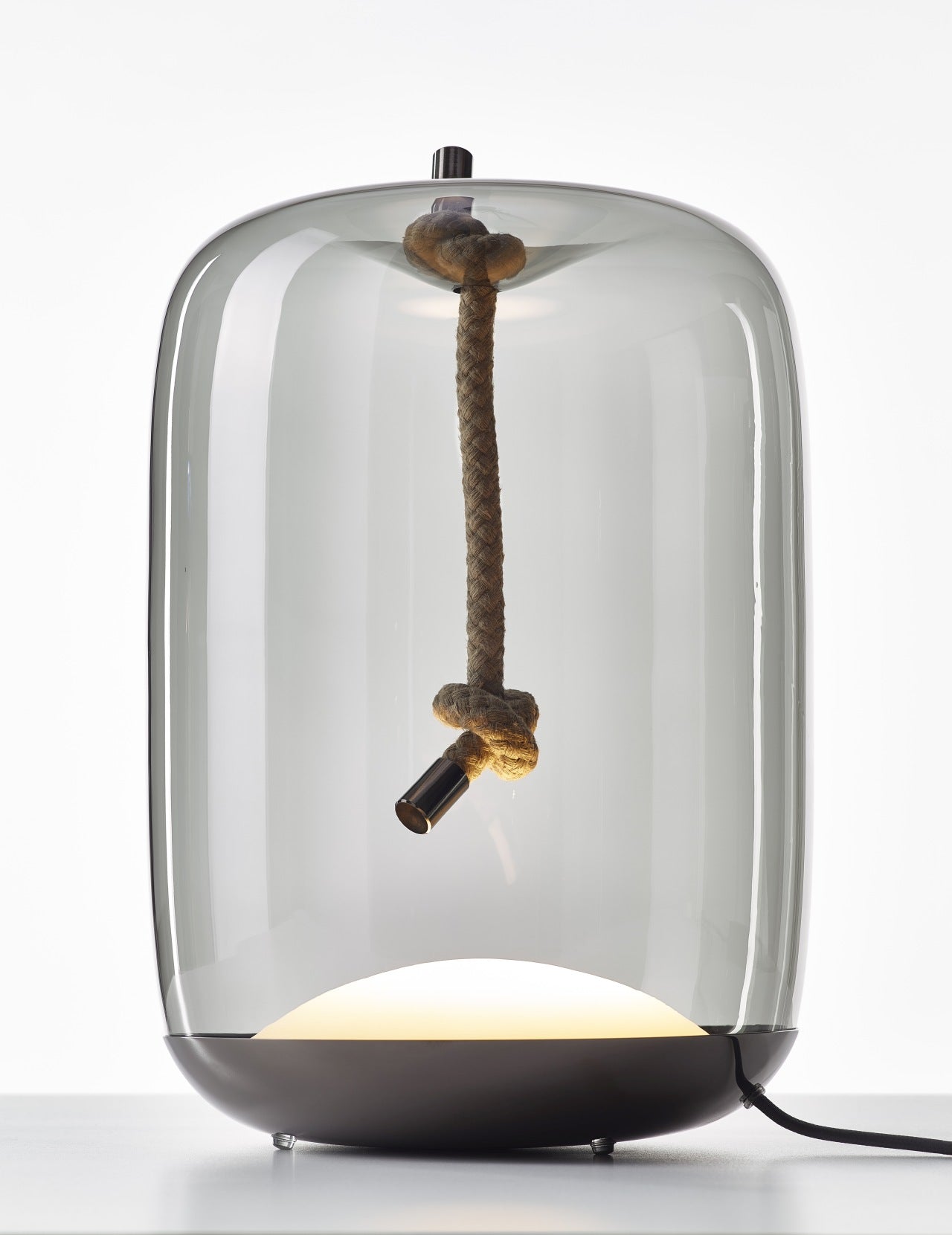 Knot table lamp - Cilindro glass