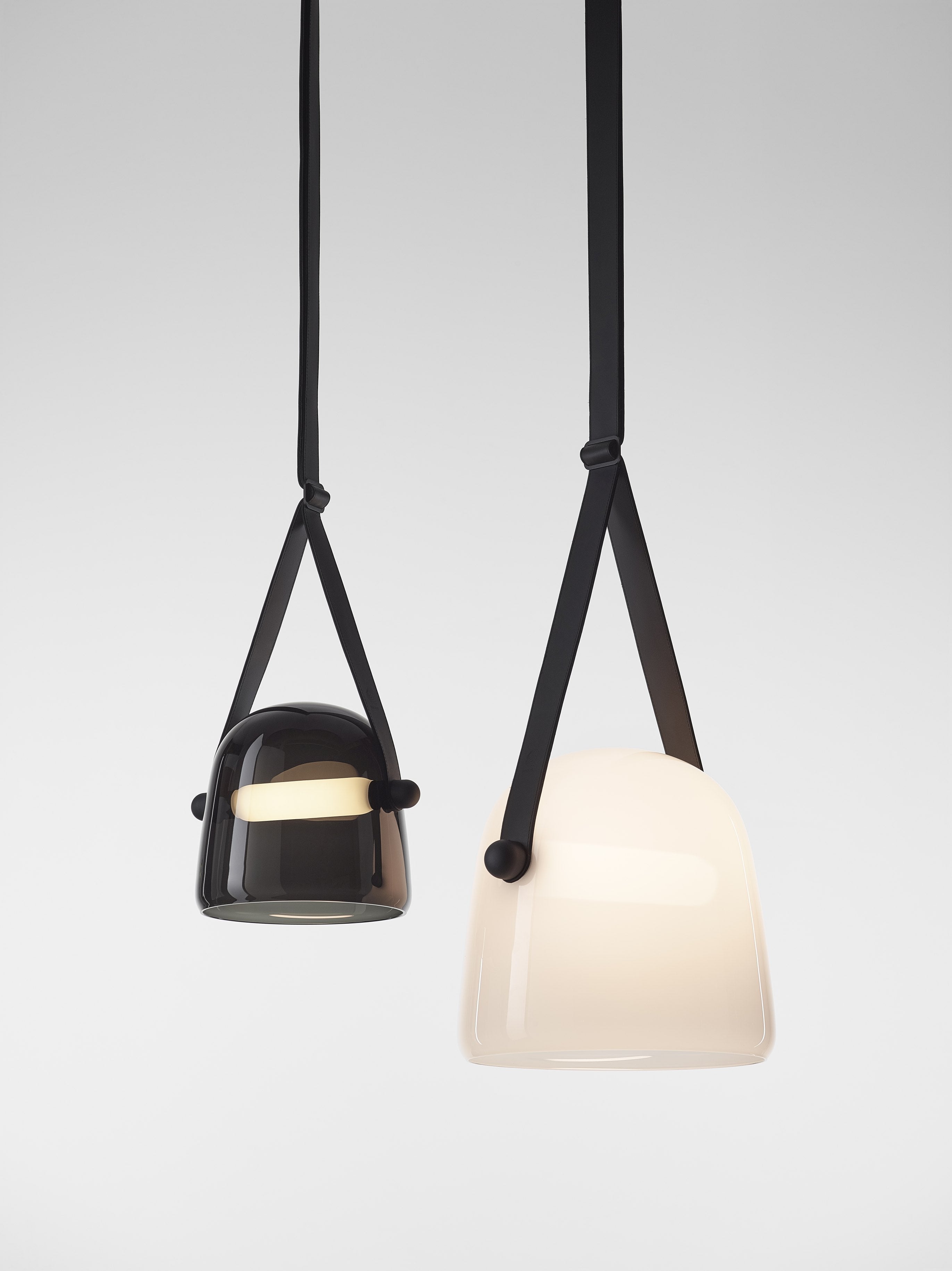 Hanging lamp Mona black headliner