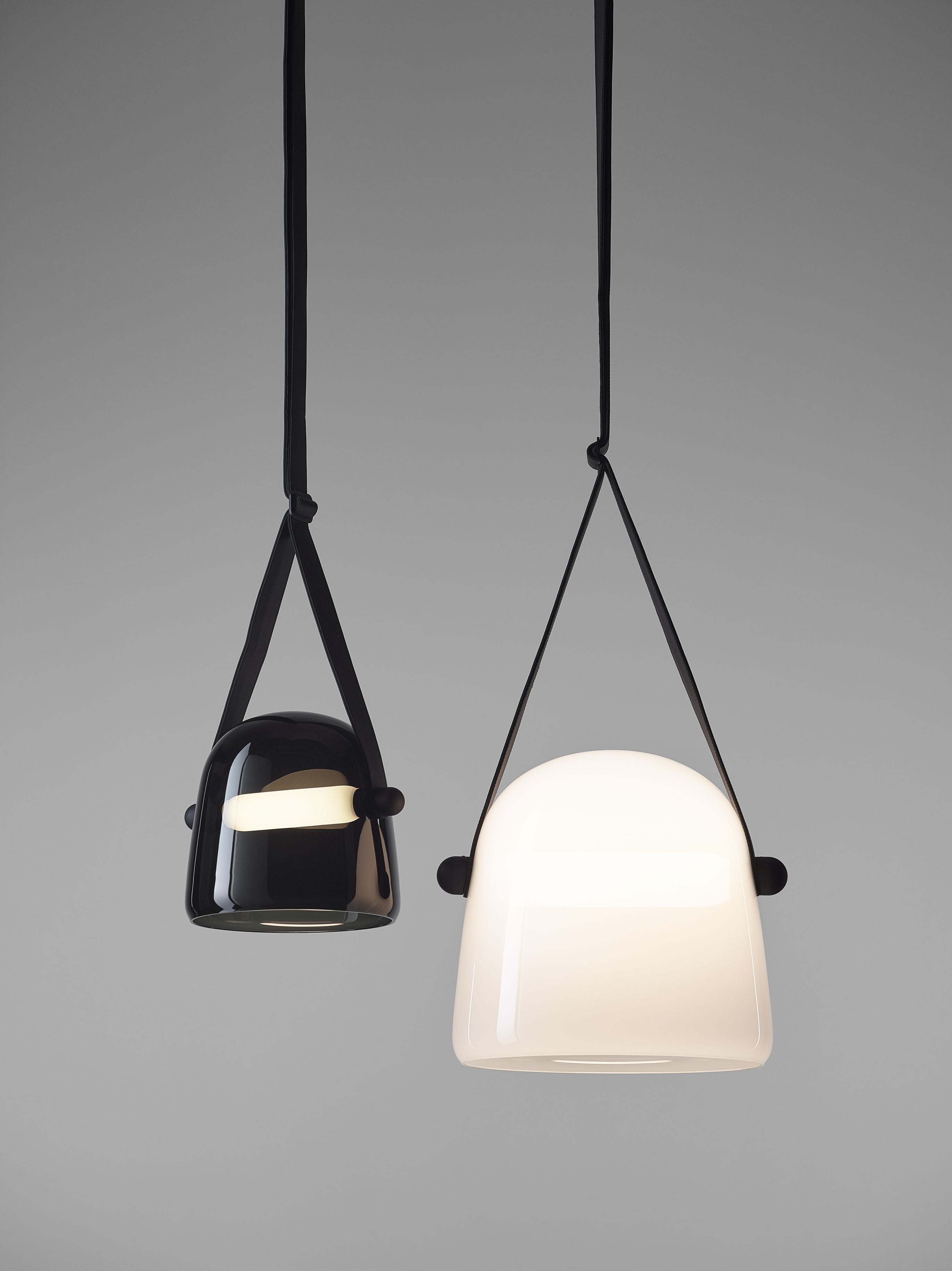 Hanging lamp Mona black headliner