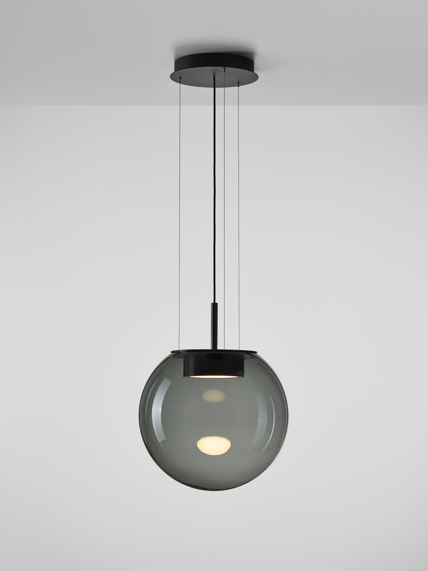 Hanging lamp orbis inflatable glass