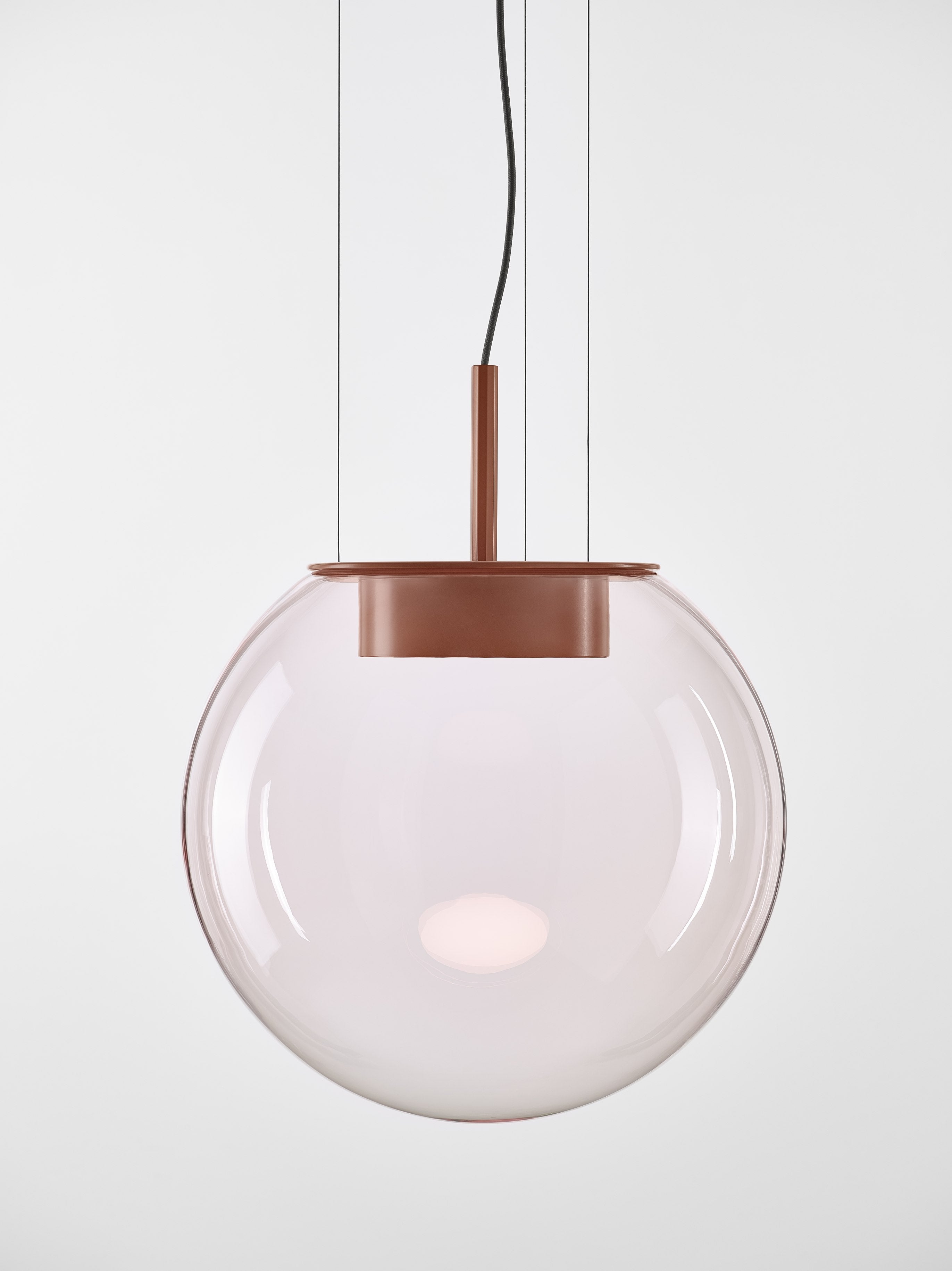 Hanging lamp orbis inflatable glass