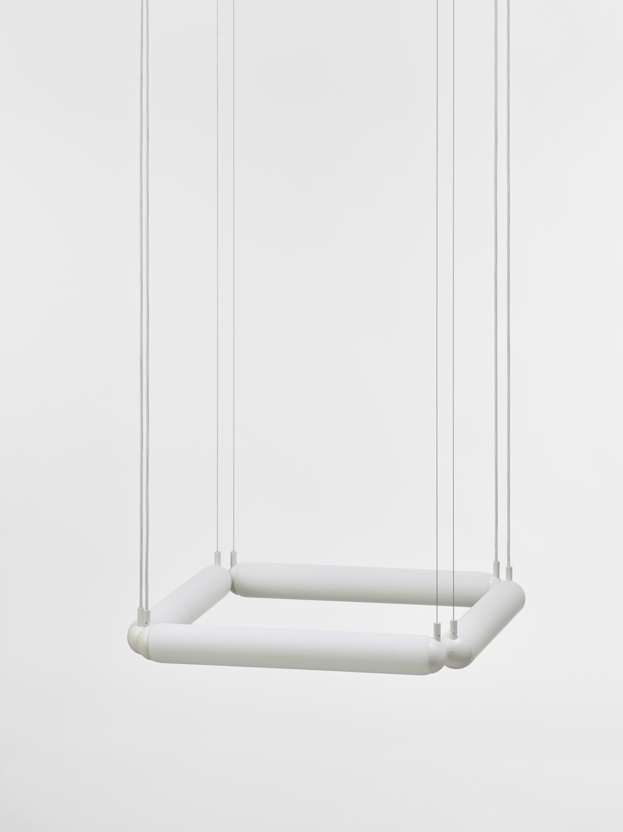 Puro Contour hanging lamp - Square Matte Glass