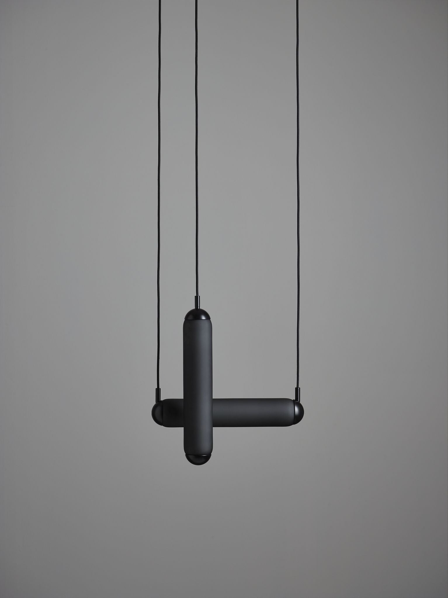 Puro solo hanging lamp - Horizontal Matte glass
