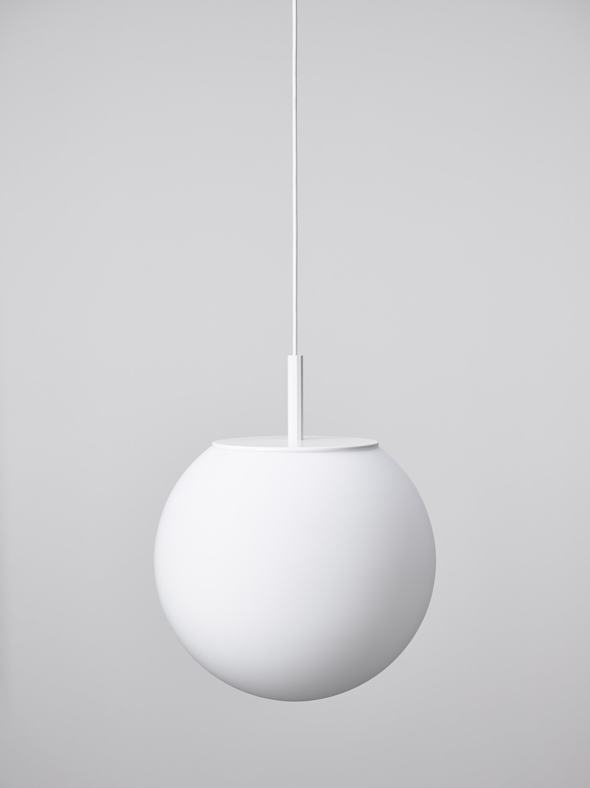 Hanging lamp sphere matte glass