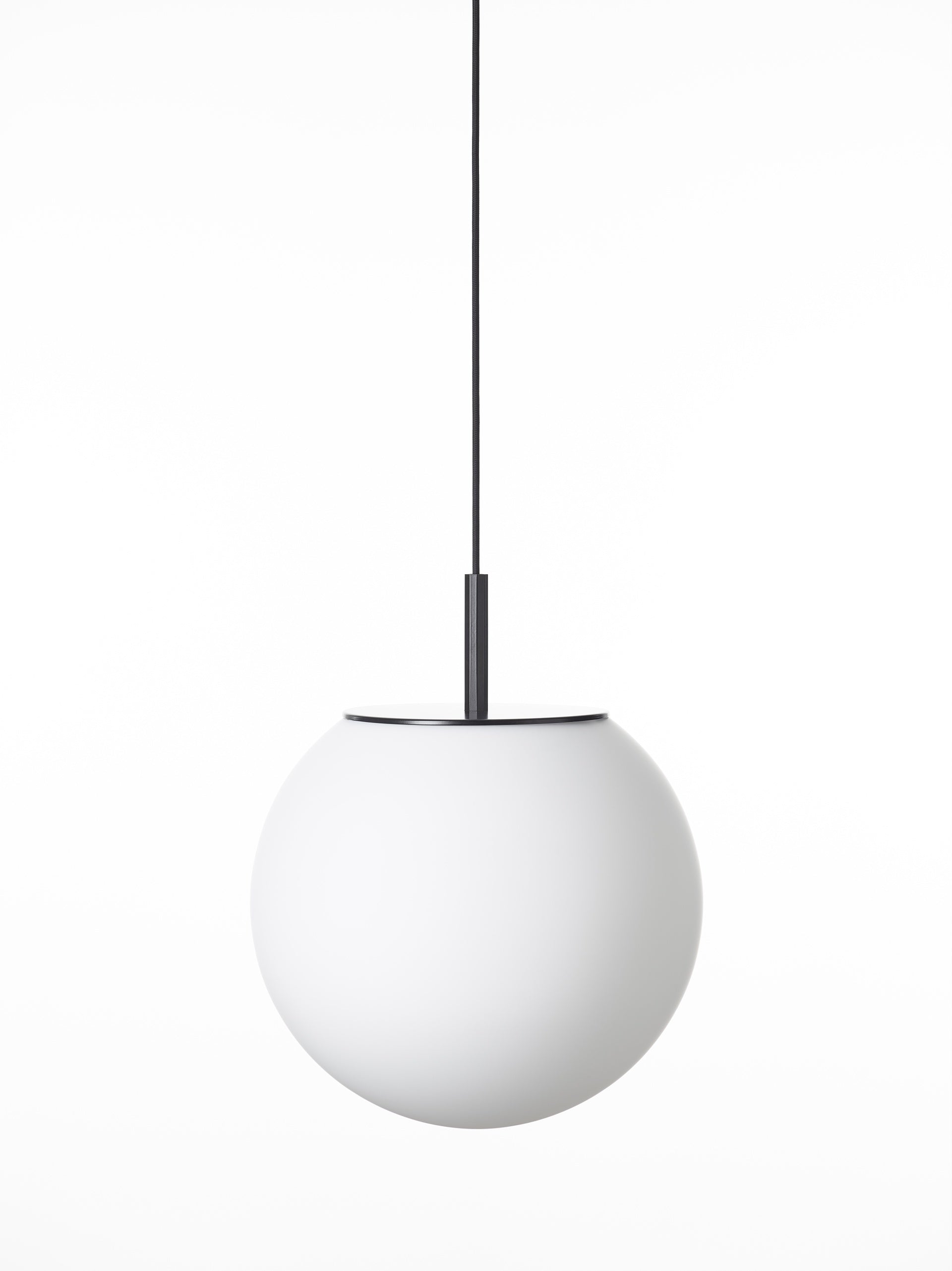 Hanging lamp sphere matte glass