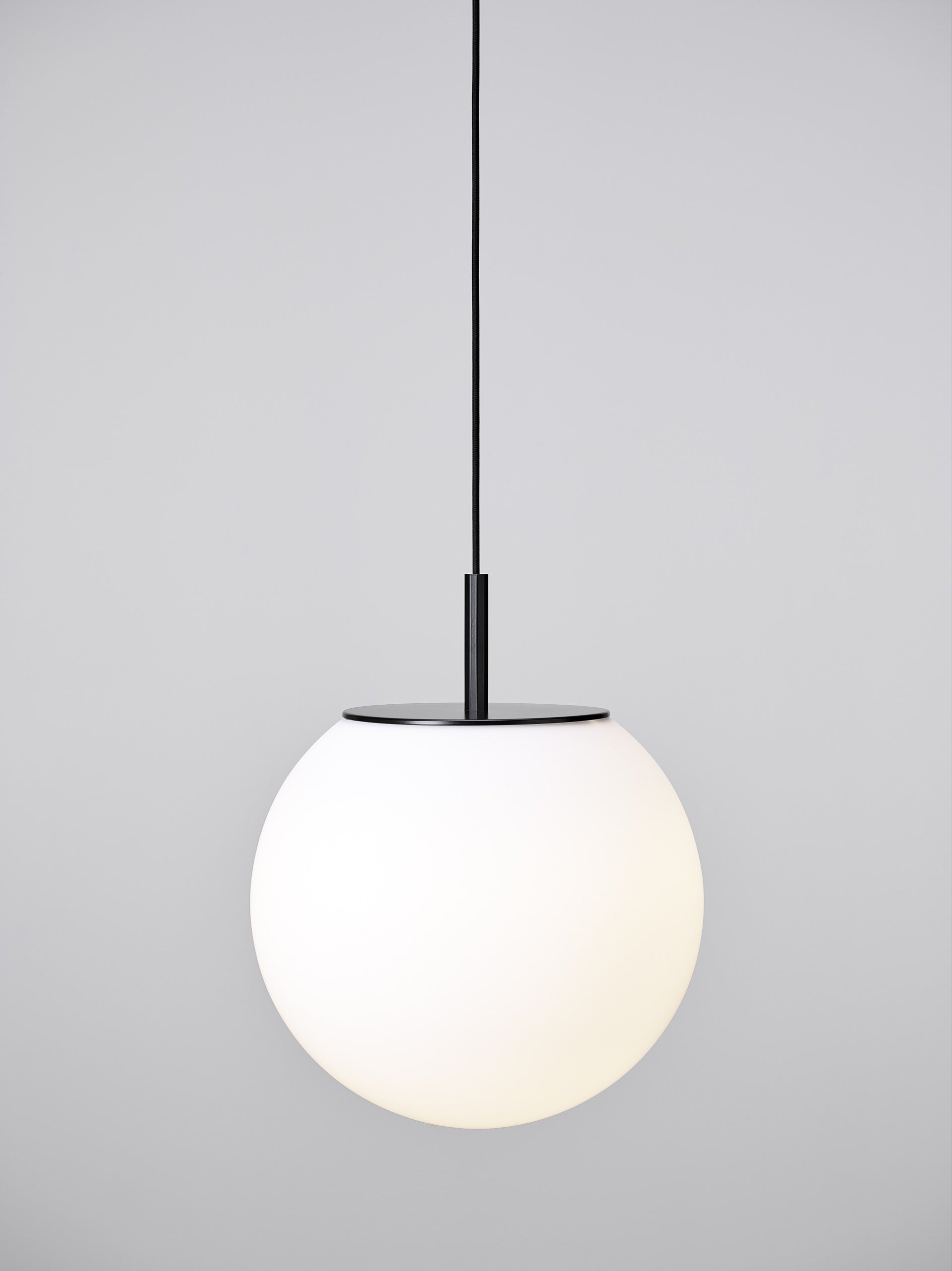 Hanging lamp sphere matte glass