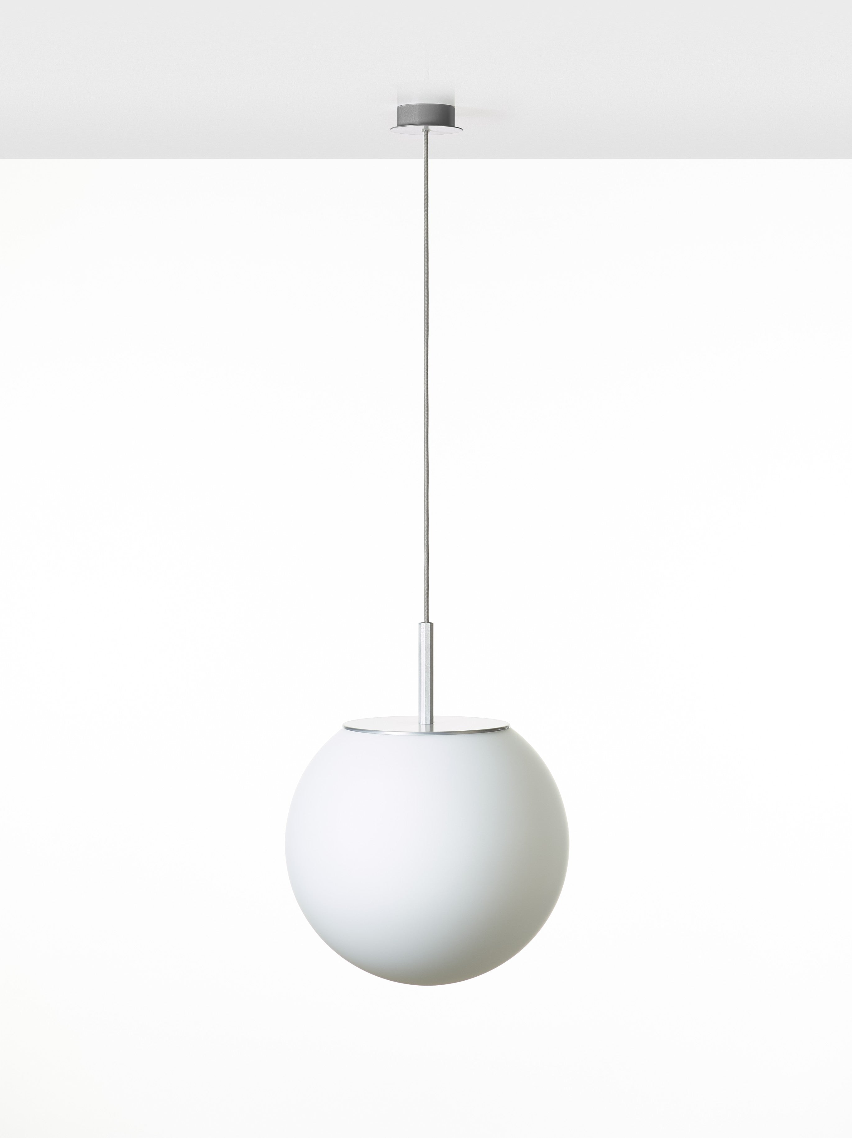 Hanging lamp sphere matte glass