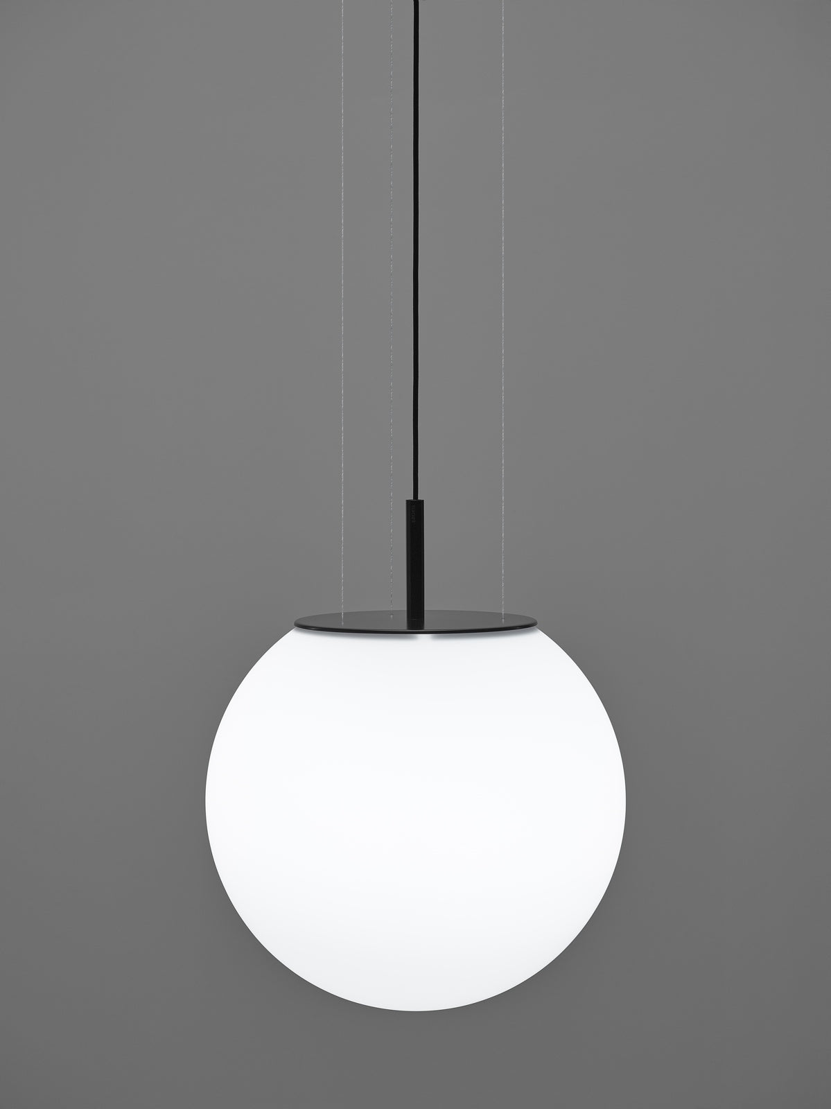 Hanging lamp sphere matte glass