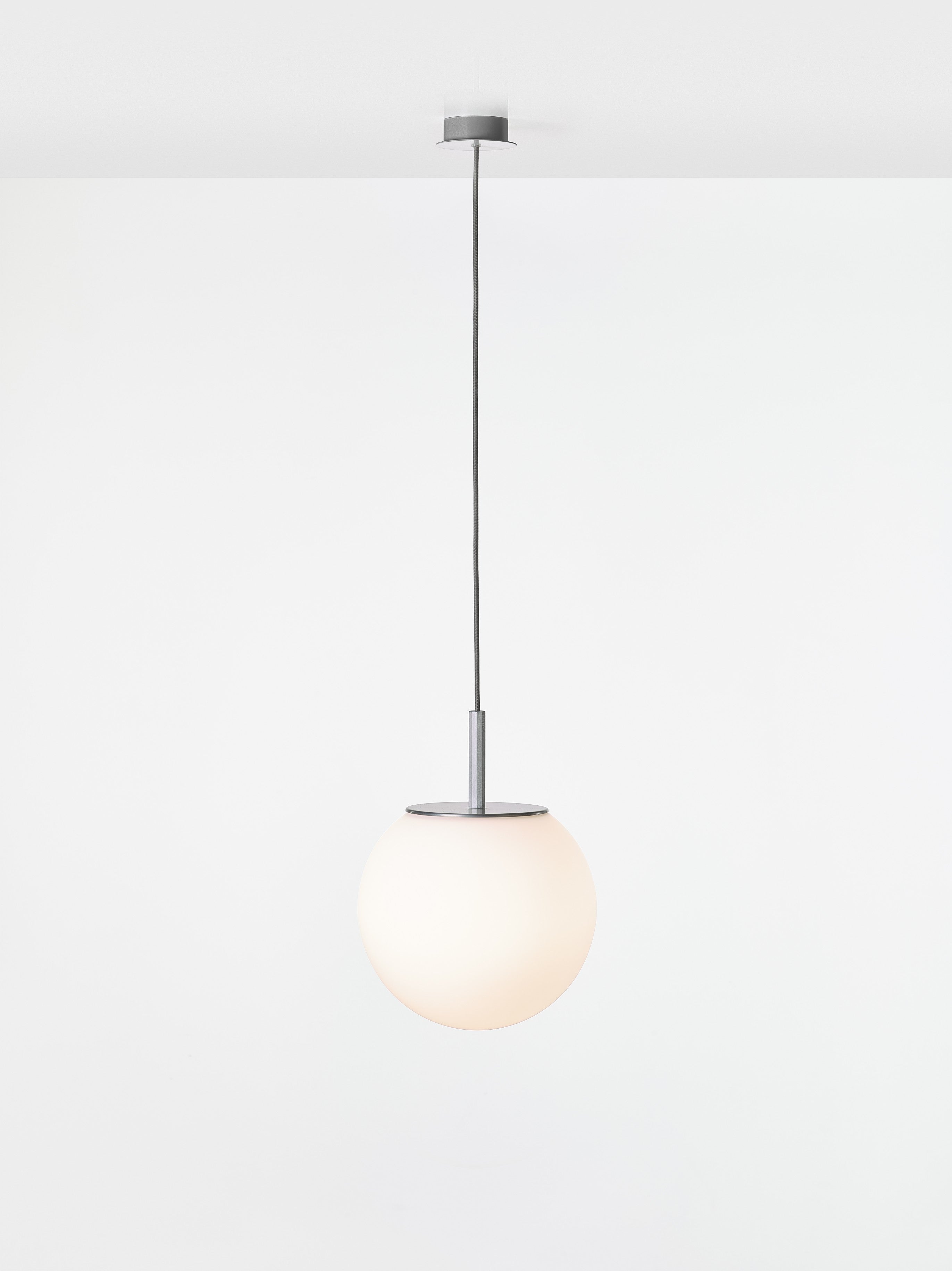 Hanging lamp sphere matte glass