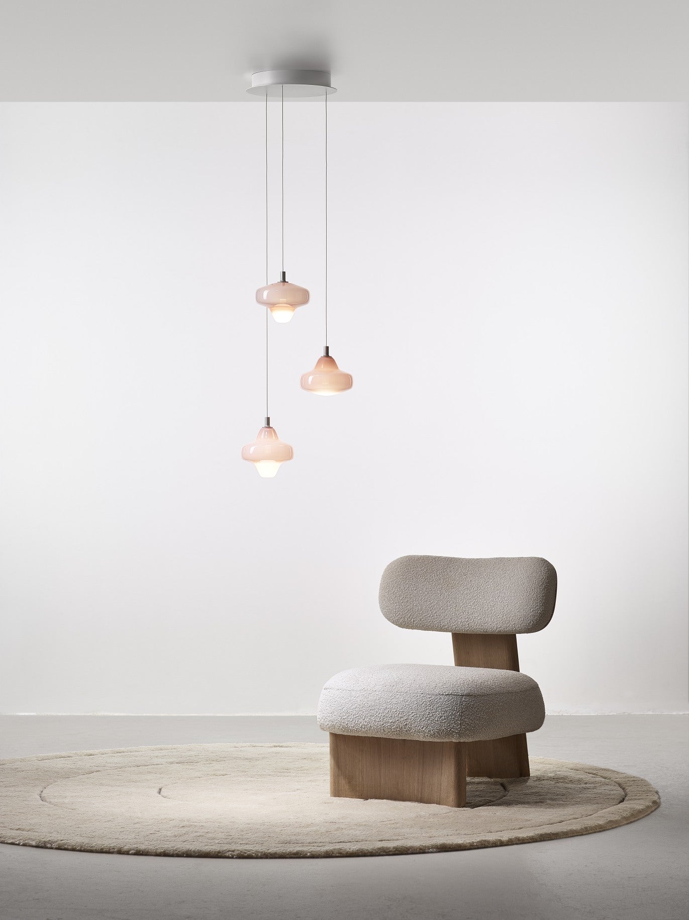 Starcloud hanging lamp inflatable glass