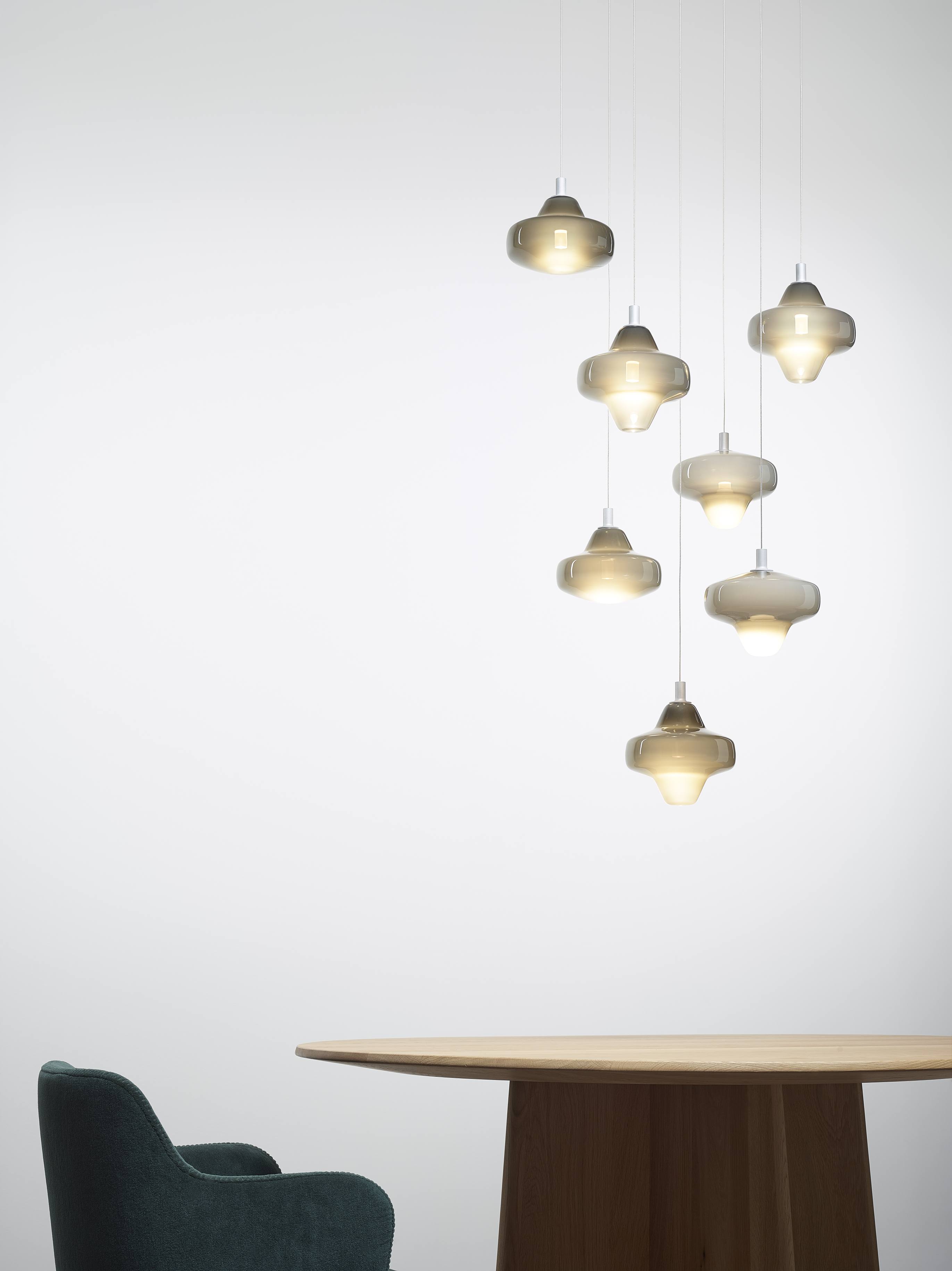 Starcloud hanging lamp inflatable glass