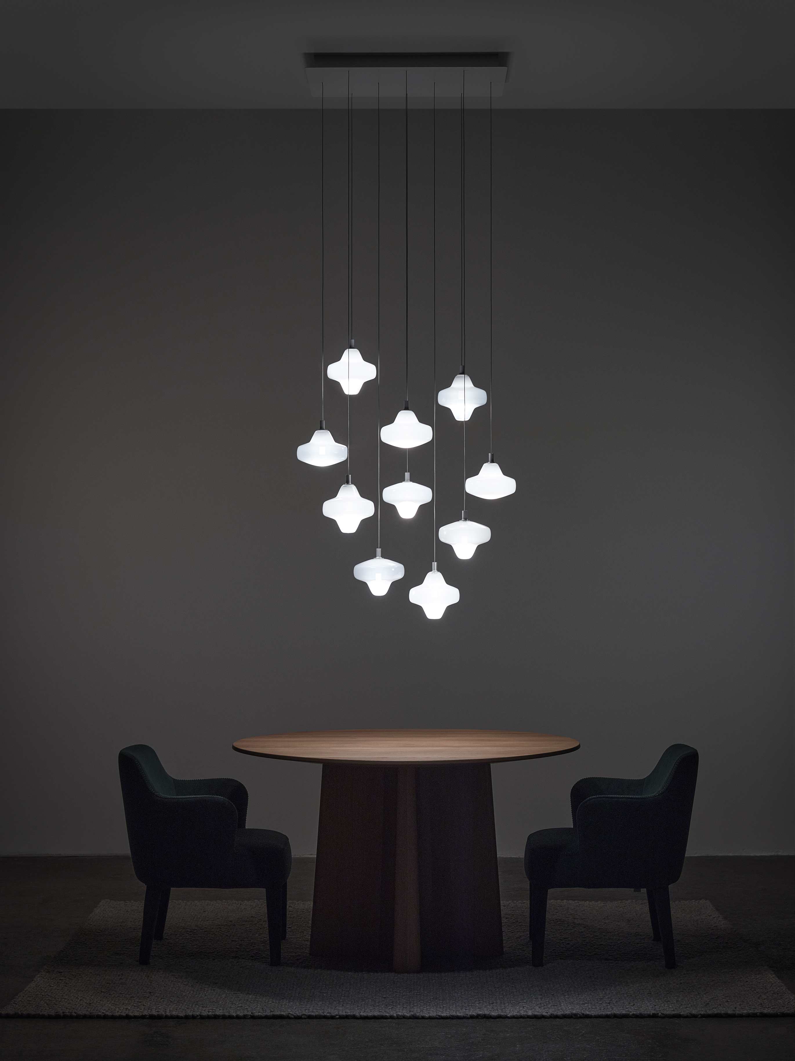 Starcloud hanging lamp inflatable glass