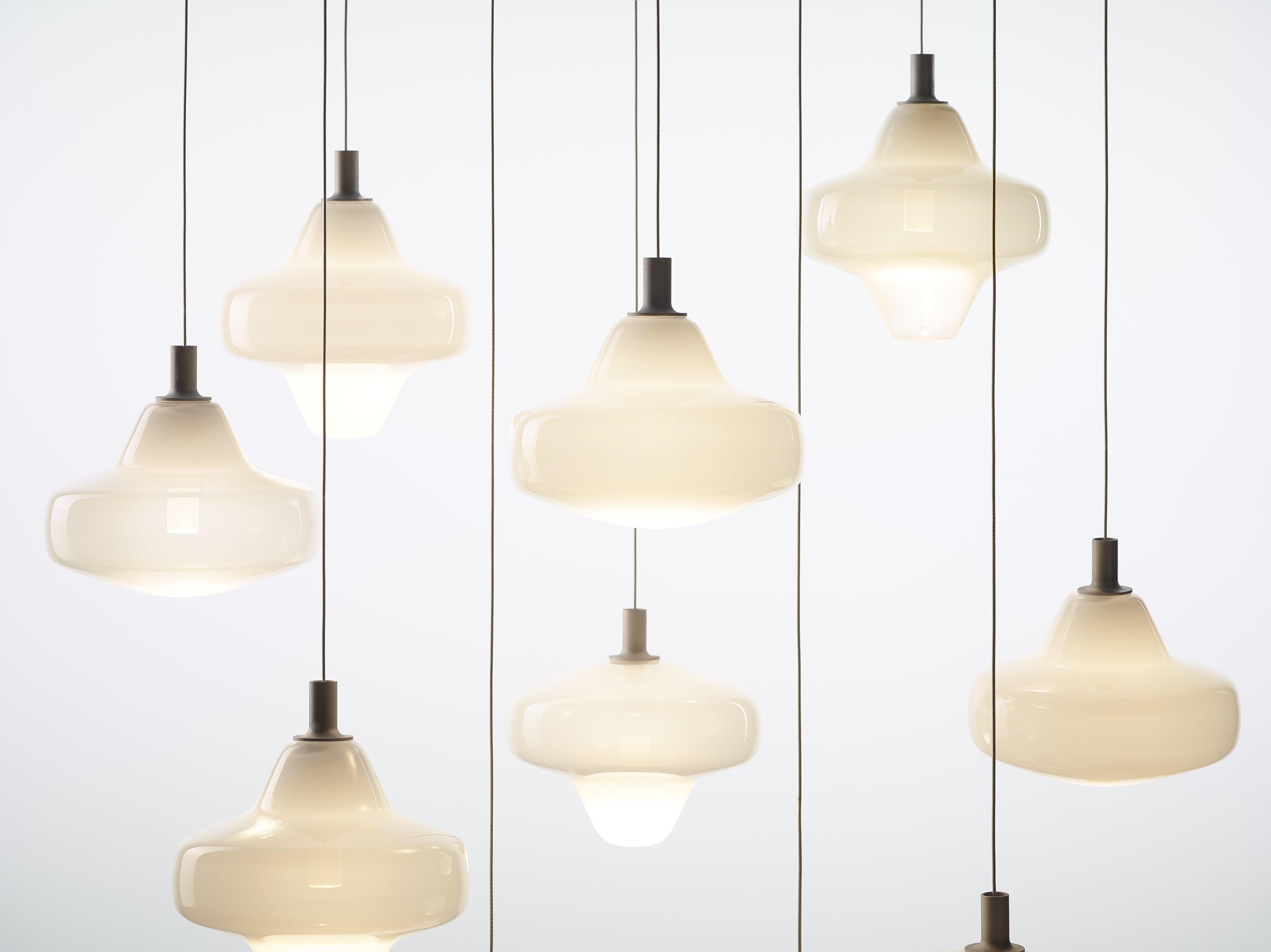 Starcloud hanging lamp inflatable glass
