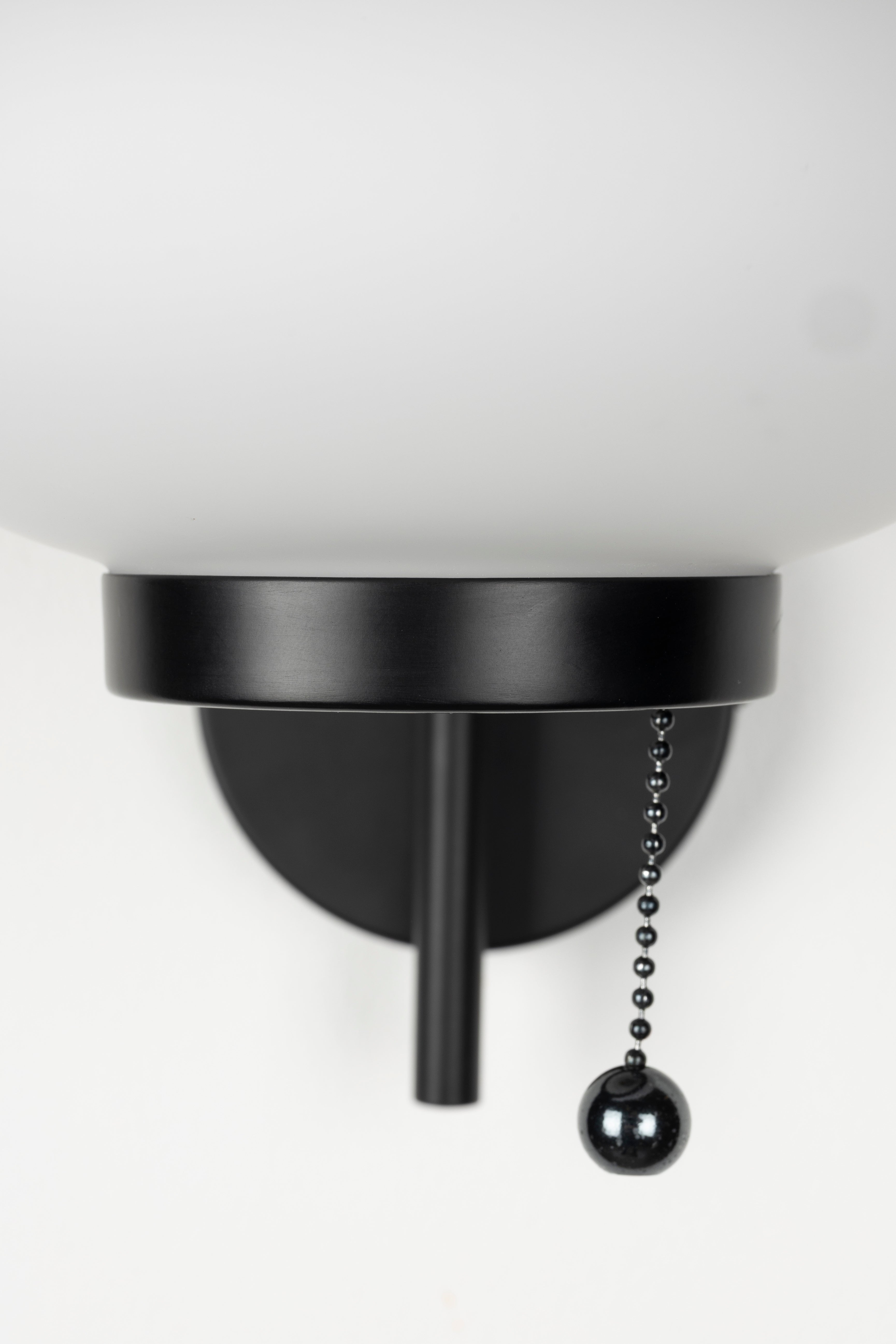 BUMBLE wall lamp in beige with black finish