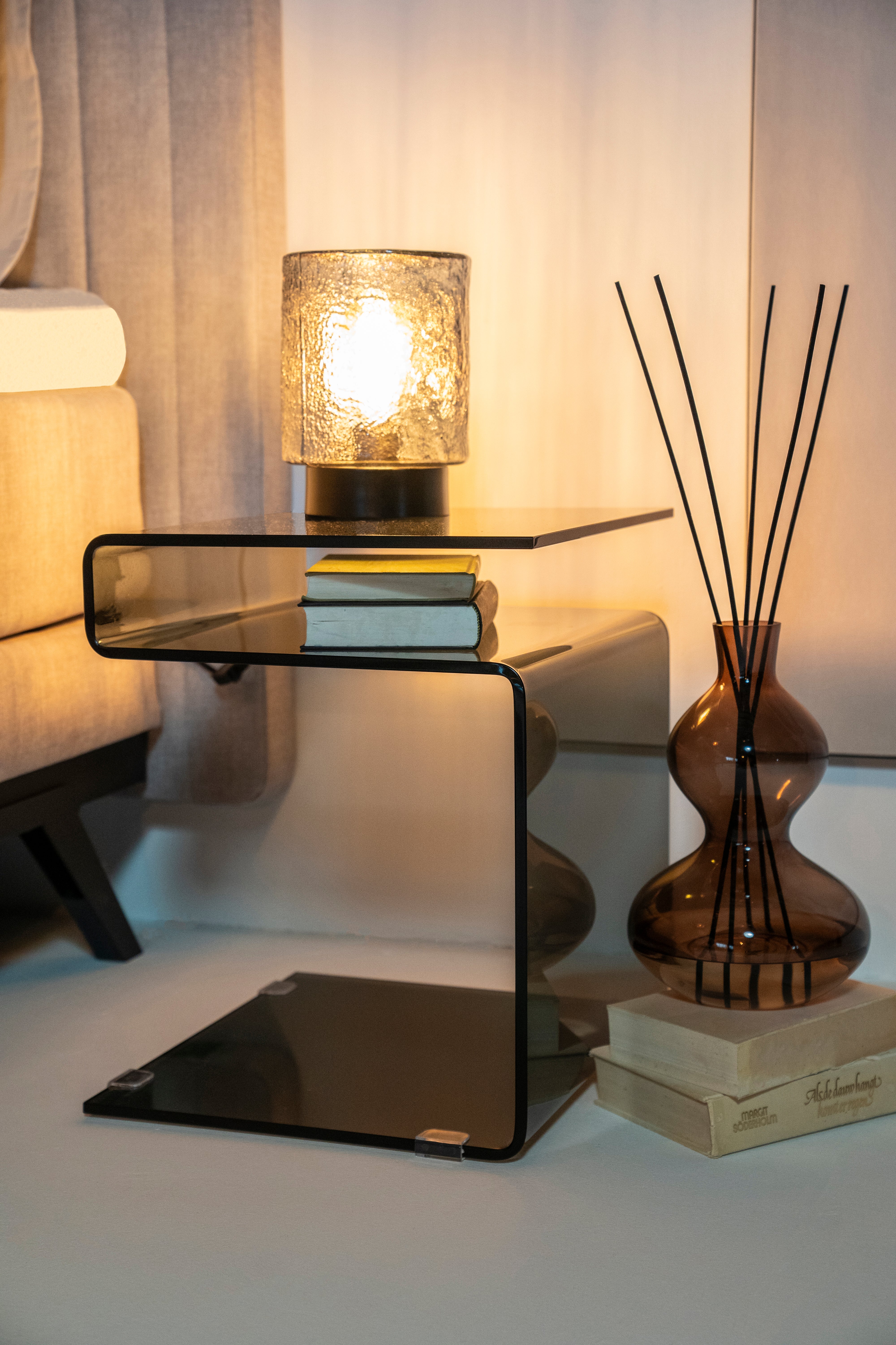 Tischlampe SILON Glas