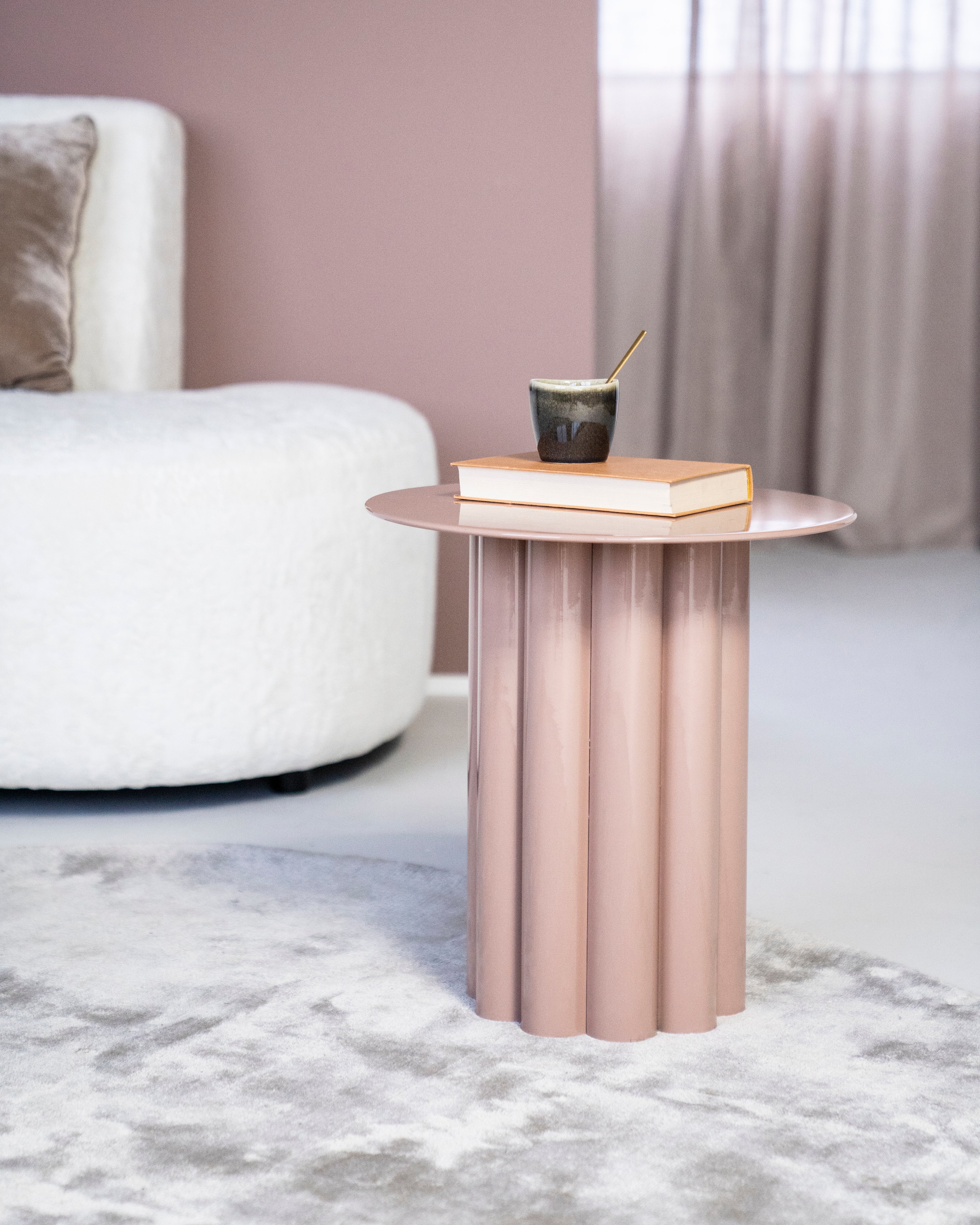 OLYMPA Side Table Powder Pink
