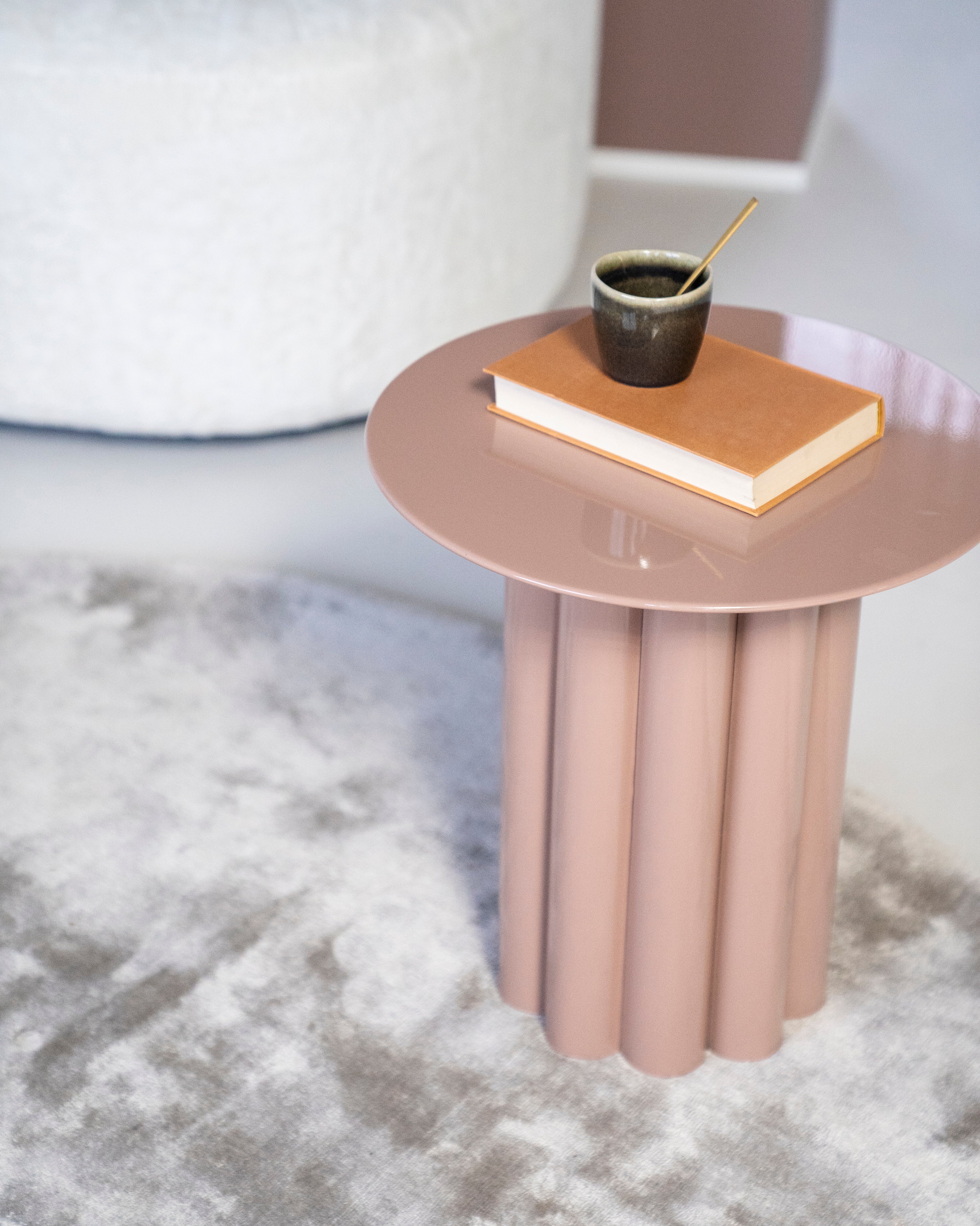 OLYMPA Side Table Powder Pink