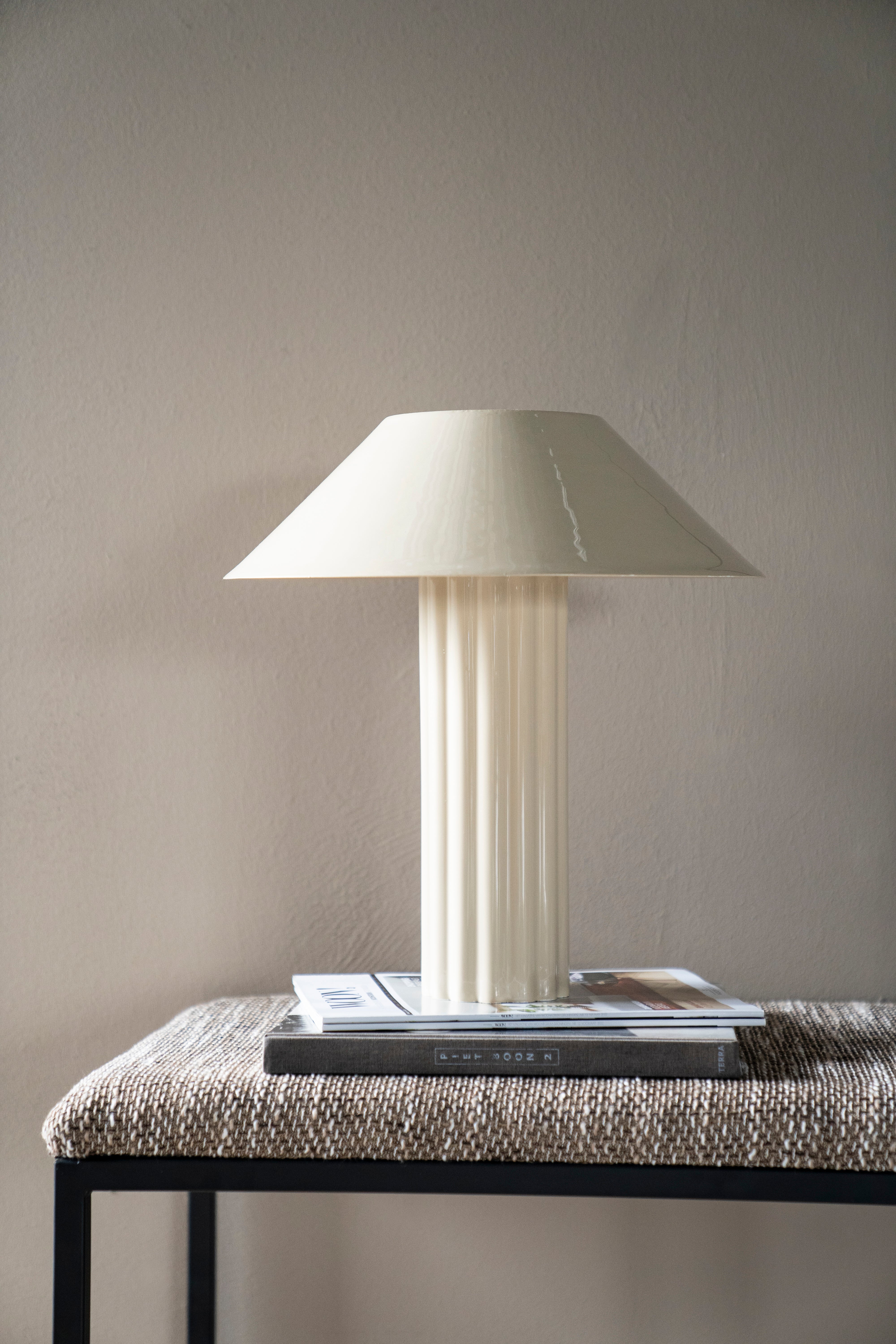 Tischlampe PALLAS beige