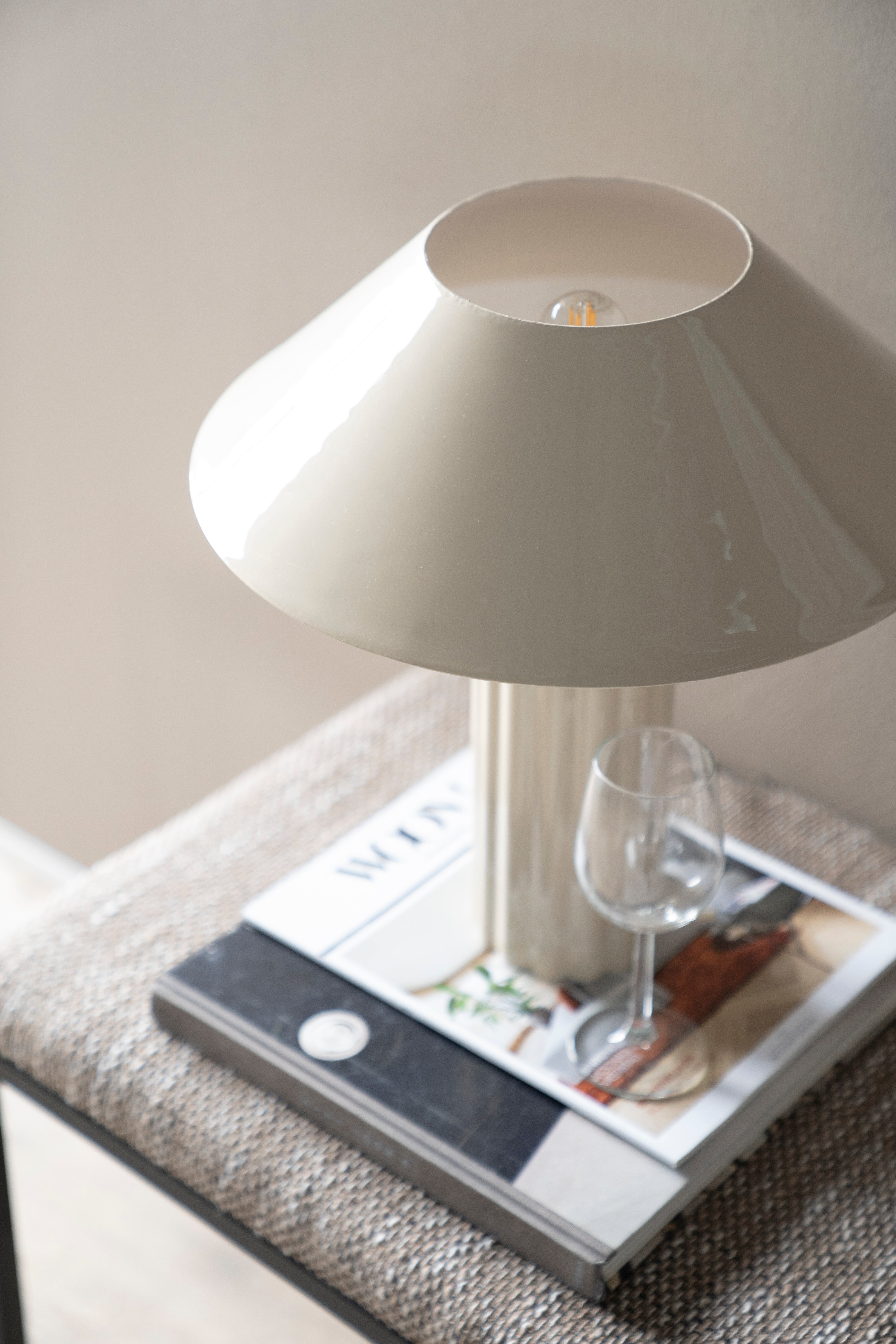 Tischlampe PALLAS beige