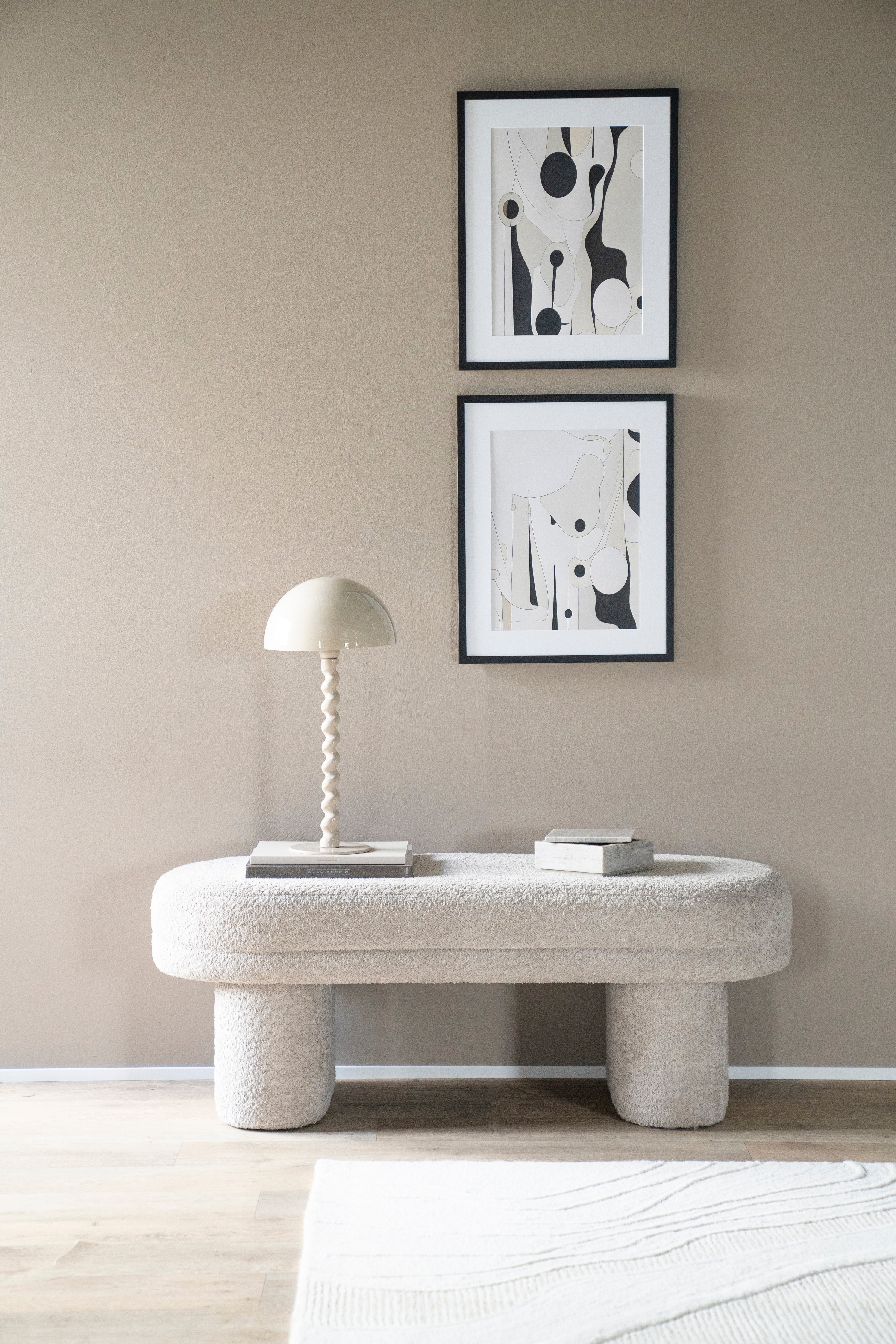 Tischlampe LUOX beige