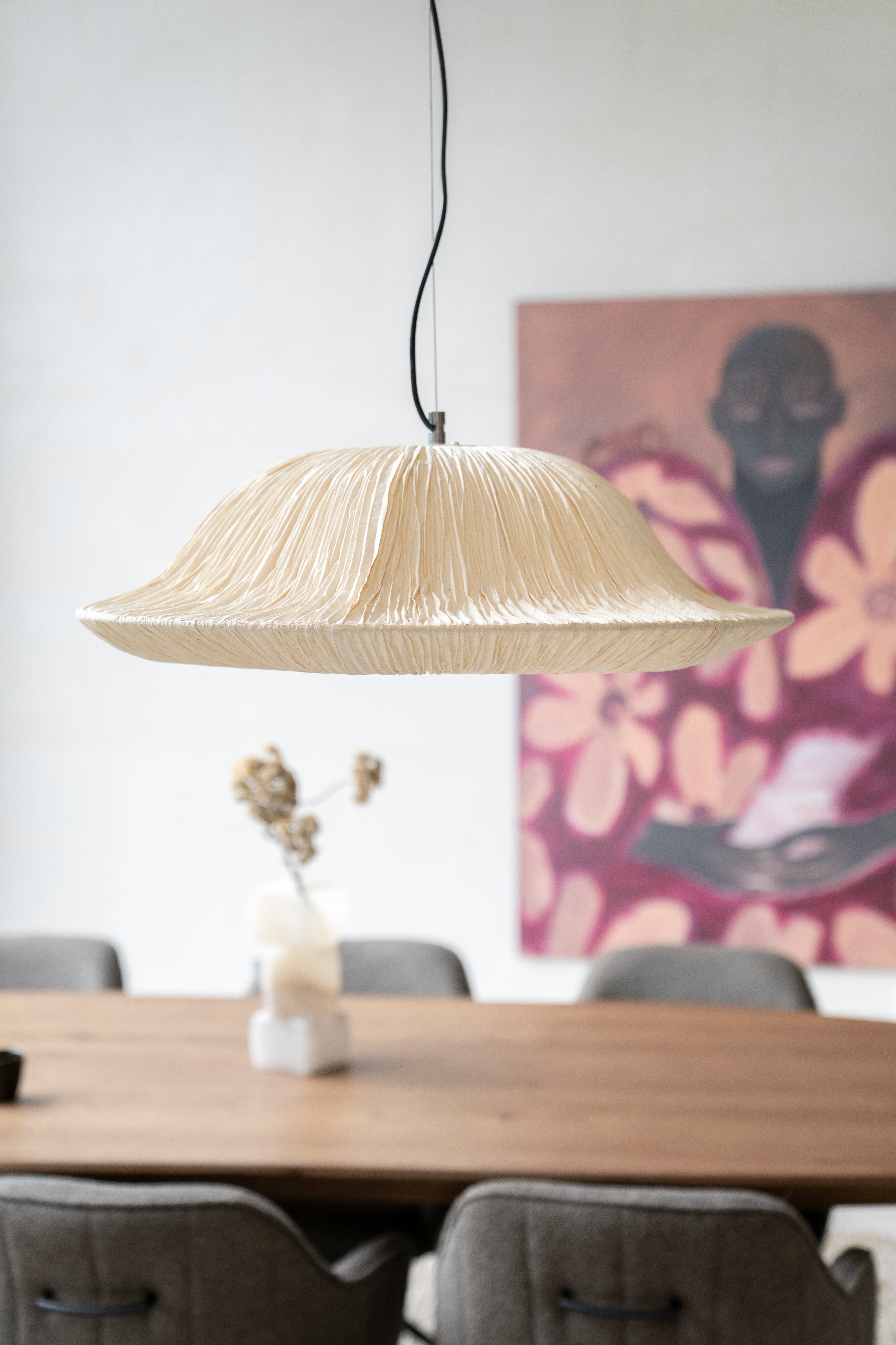 Pendelleuchte LOKTA hellbeige Papier