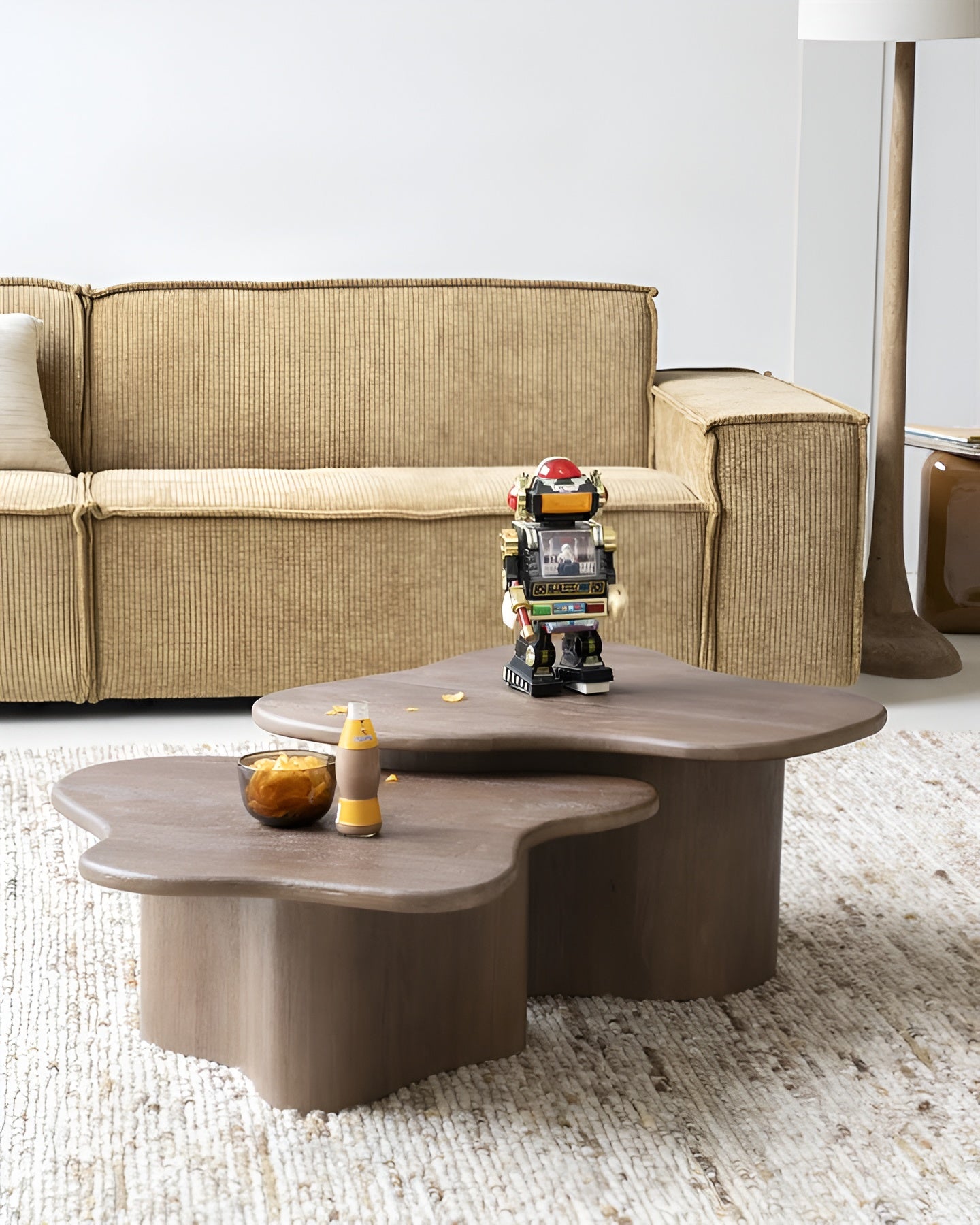 FALL mango wood coffee table set
