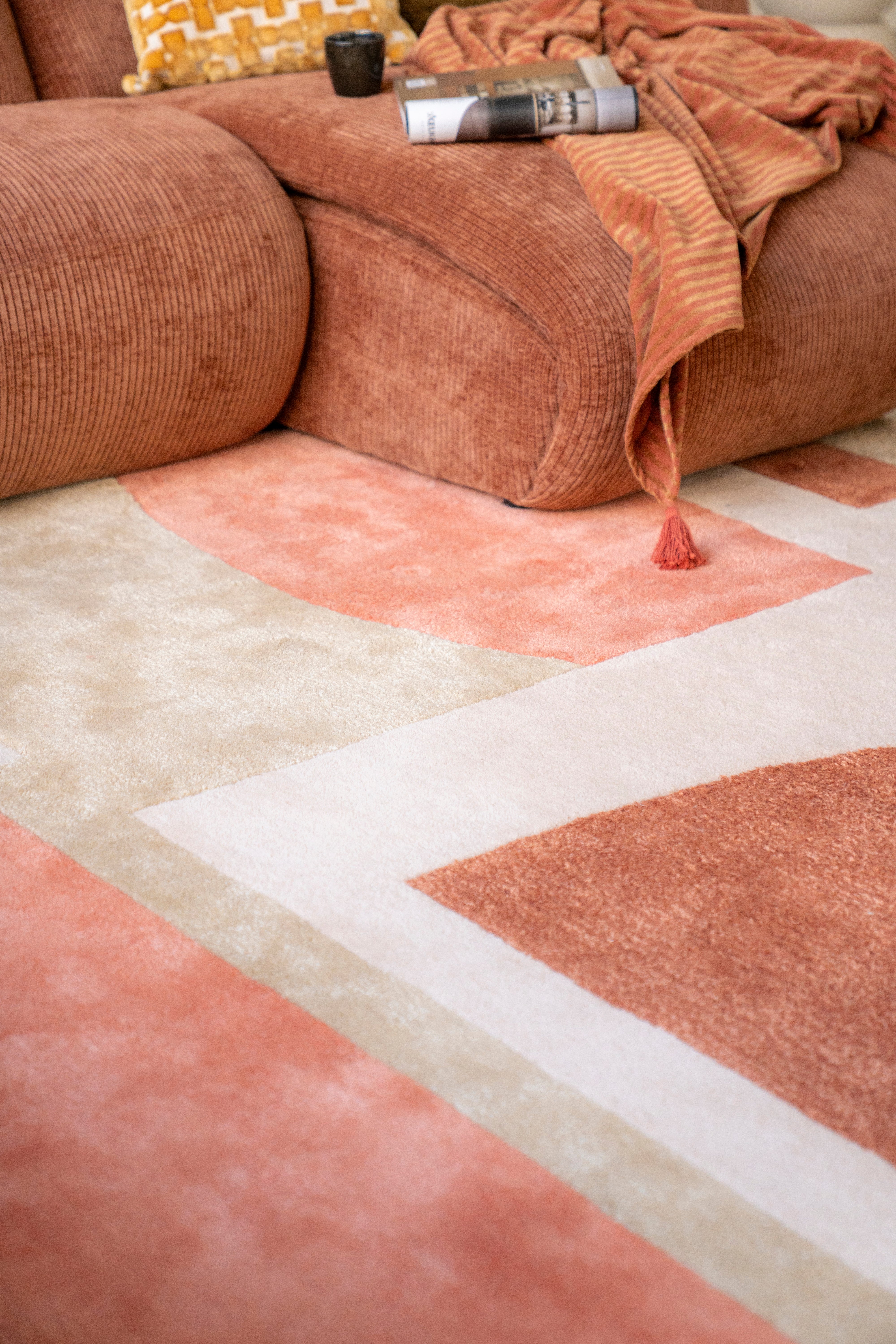 KAZI terracotta rug