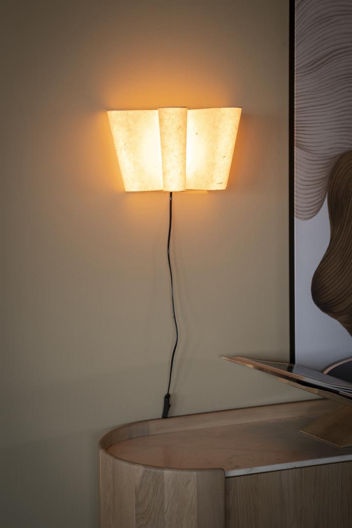 Wandleuchte MEANDER beige